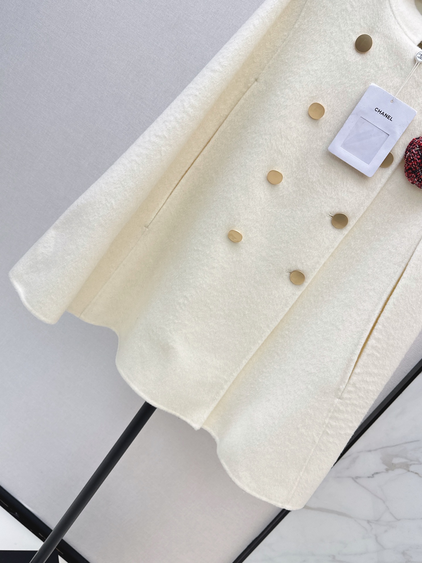 Chan 26fw woolen cape jacket