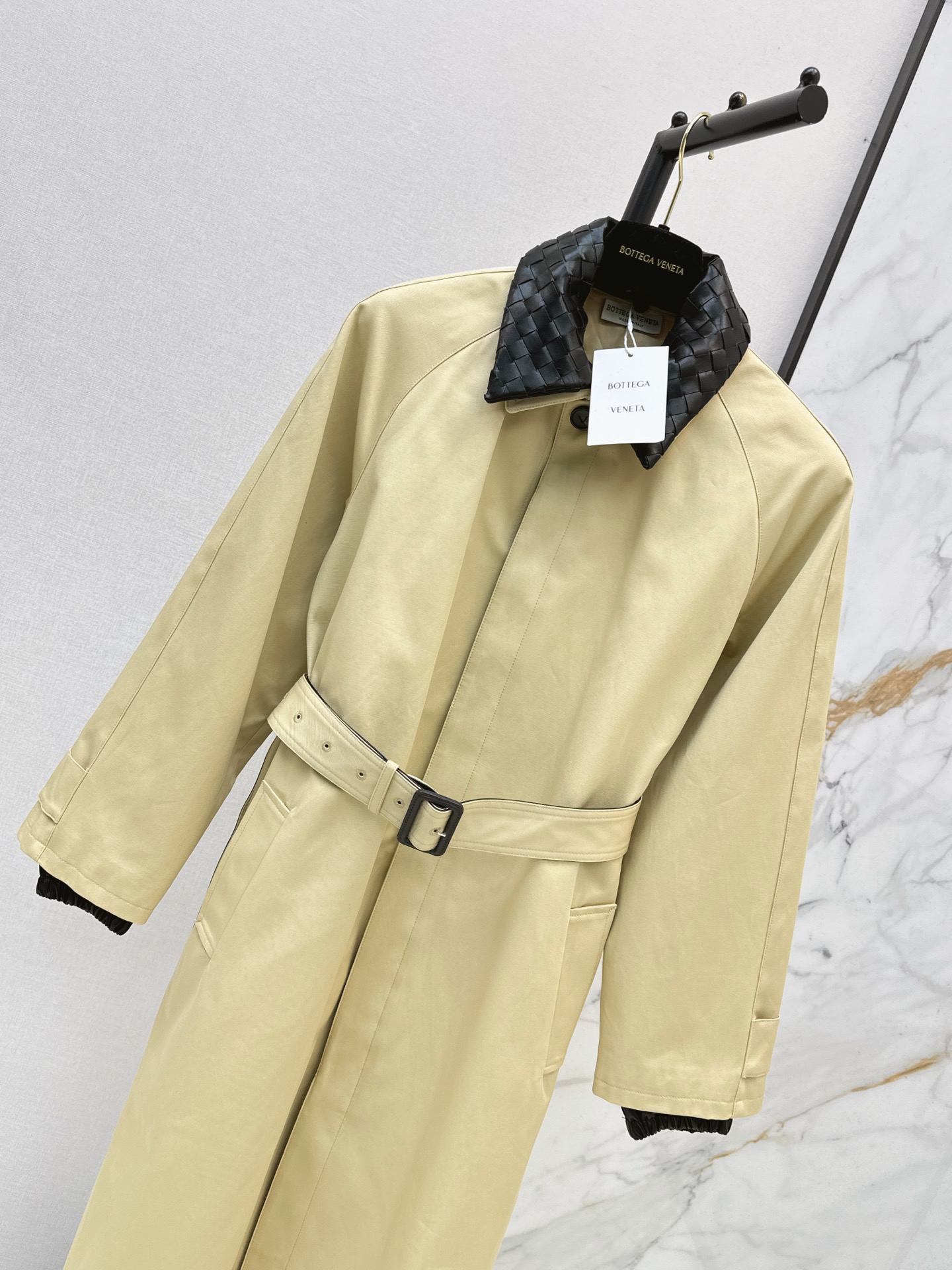Bott 26fw woven collar trench coats