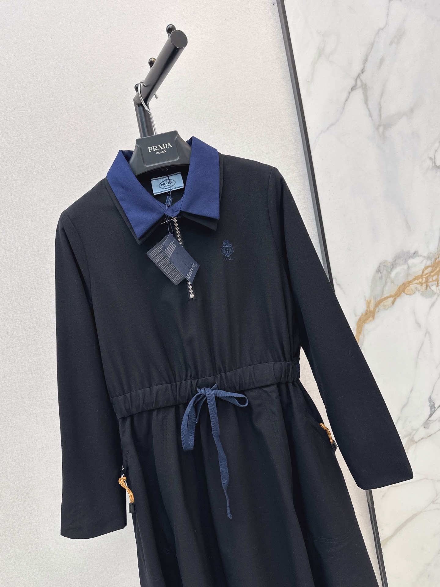 Pra 26fw drawstring dress