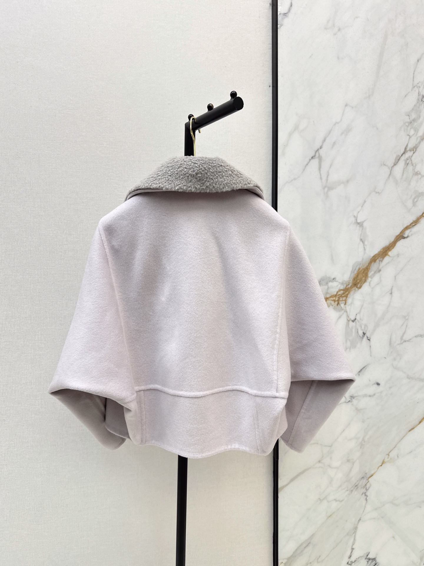 Brun 26fw woolen cropped jacket