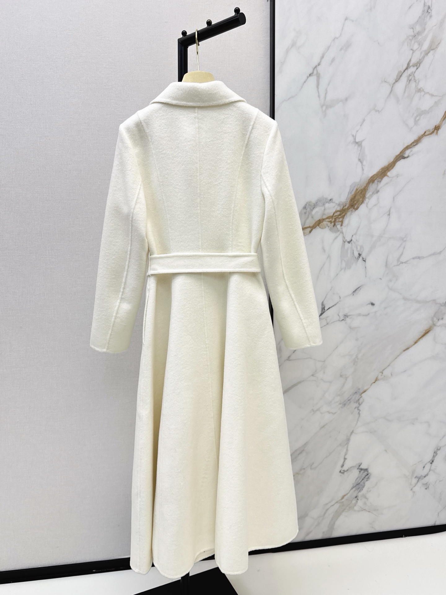 Miu 26fw woolen belted overcoats