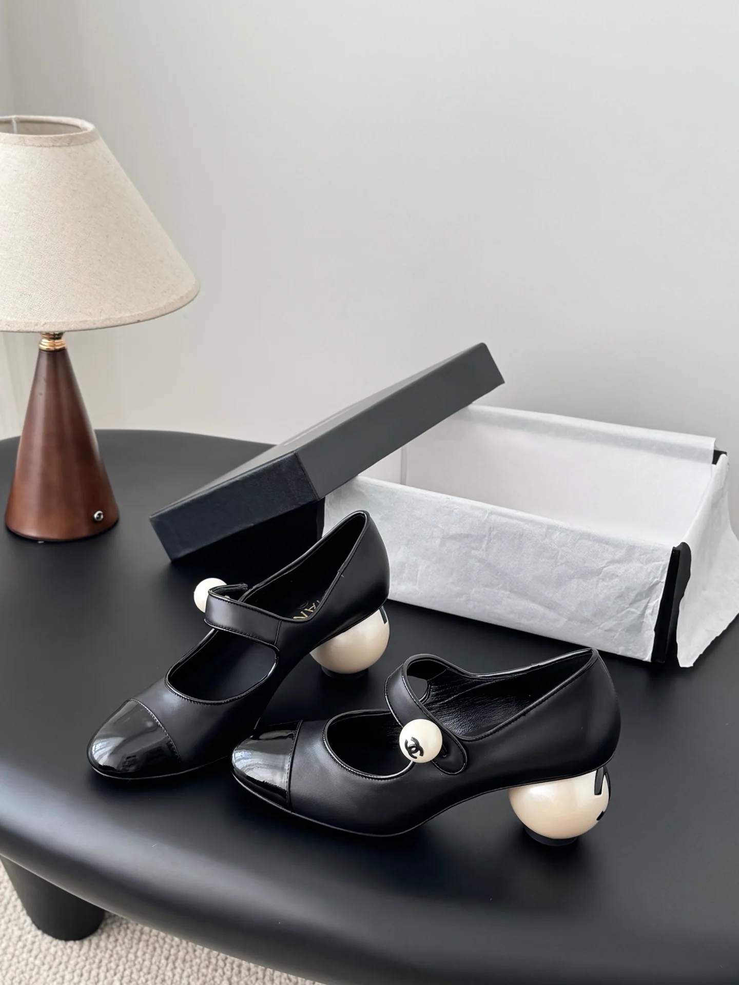 Chan 25fw mary jane chunky heel