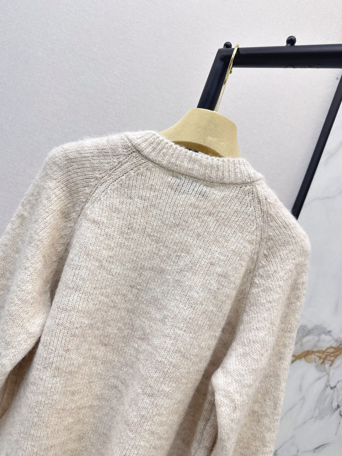 Miu 26fw jacquard knit cardigan
