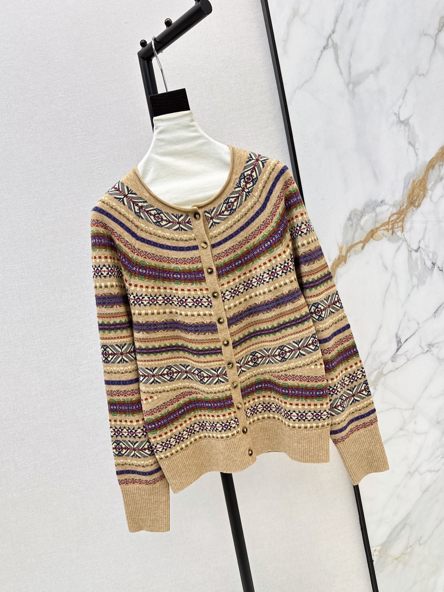 Ralp 26fw fair isle wool cardigan