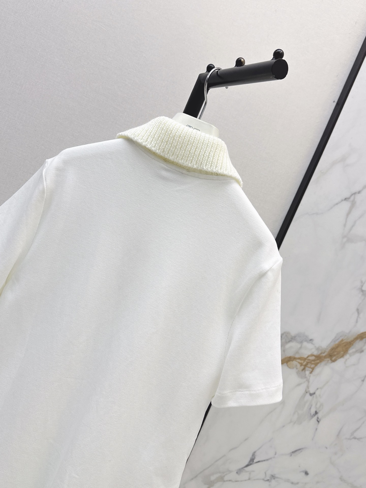 Monc 26ss knit contract polo dress