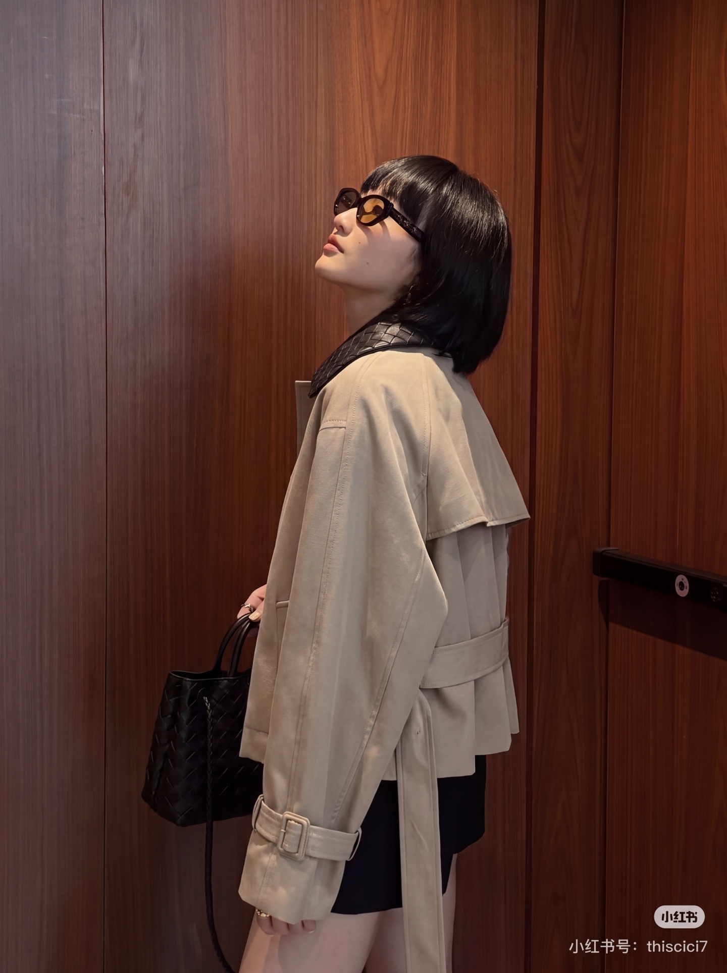 Bott 26fw cropped trench coats