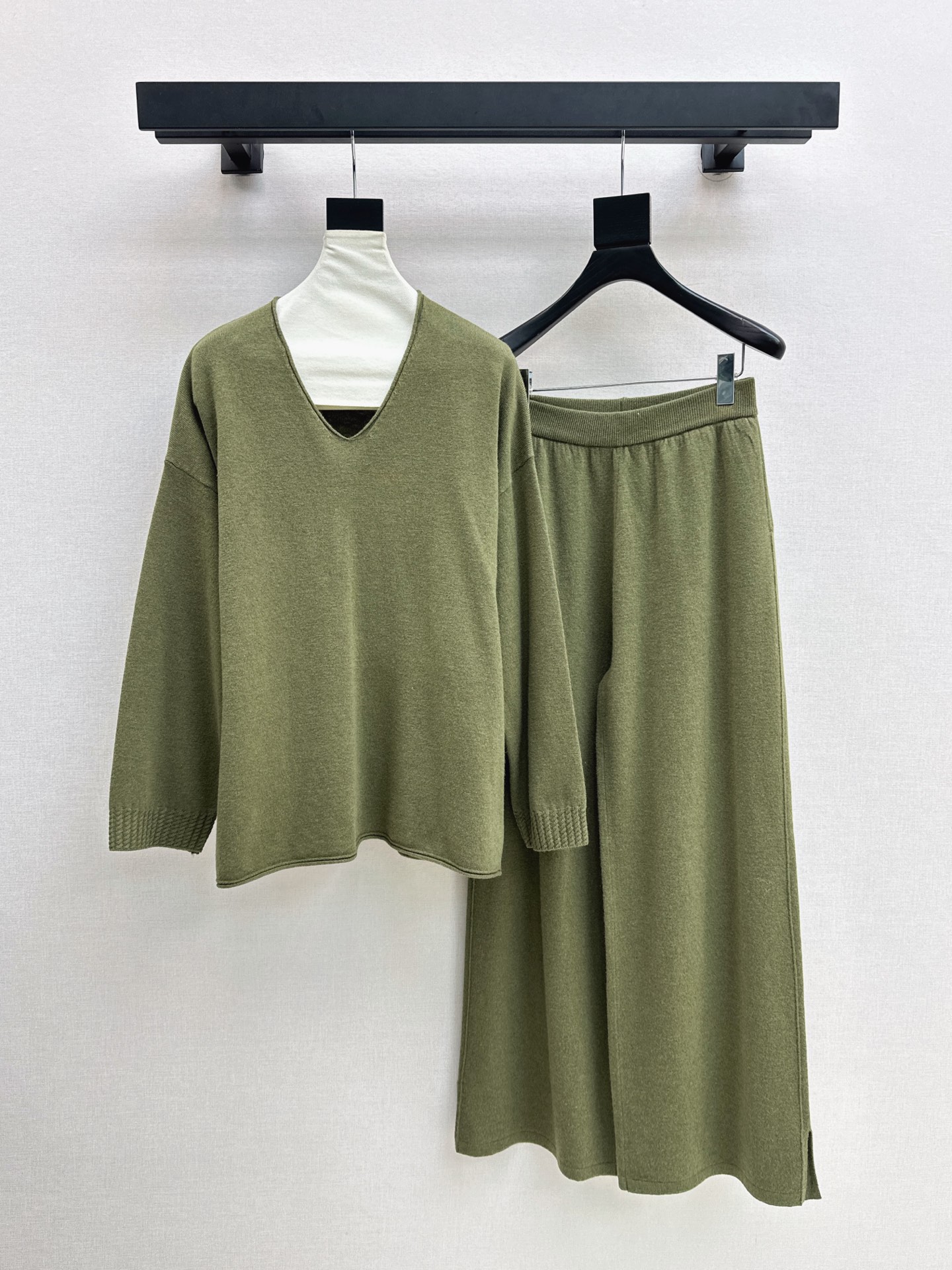Row 26fw wool sweater pants sets