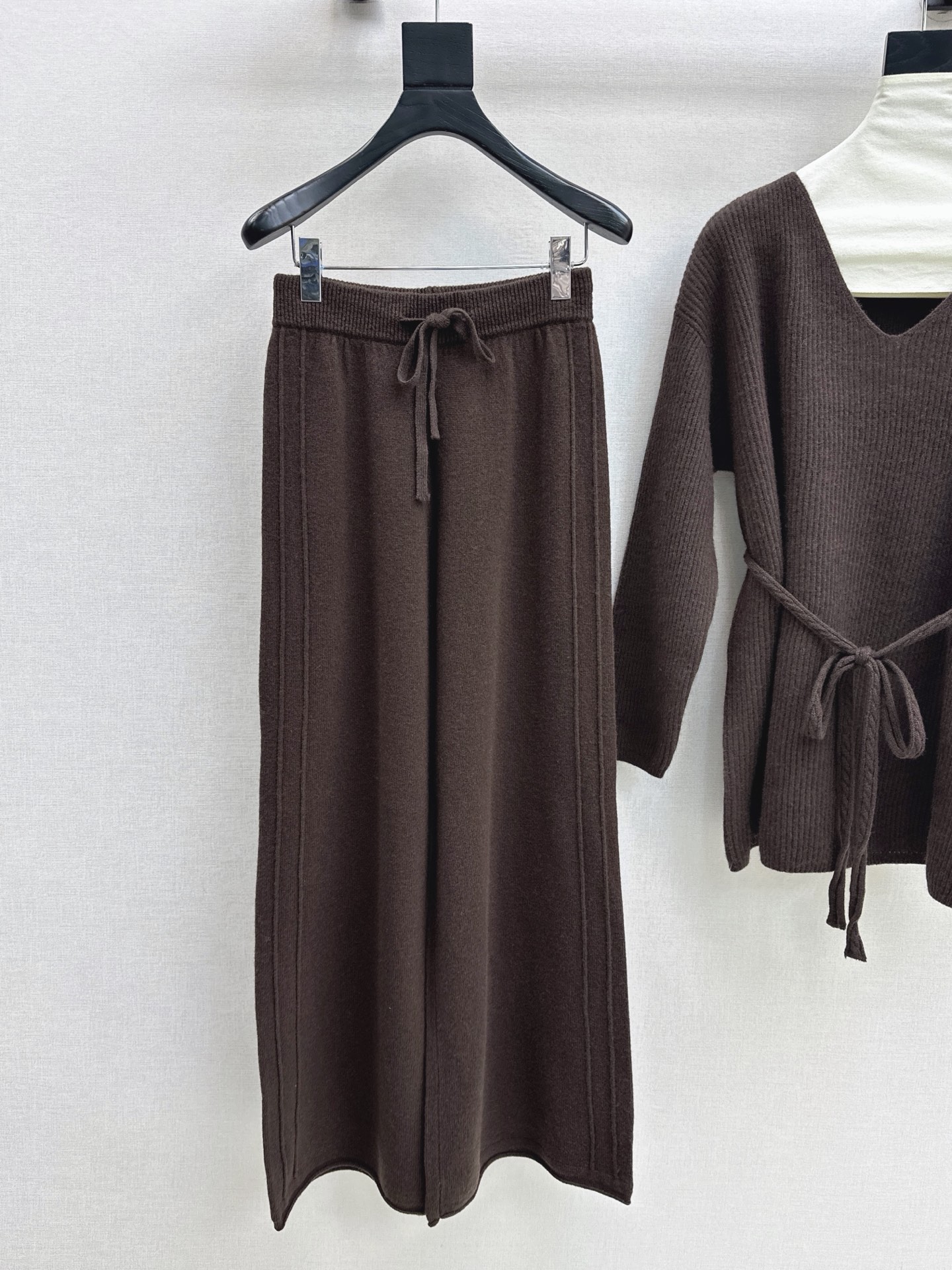 Brun 26fw wool sweater pants sets