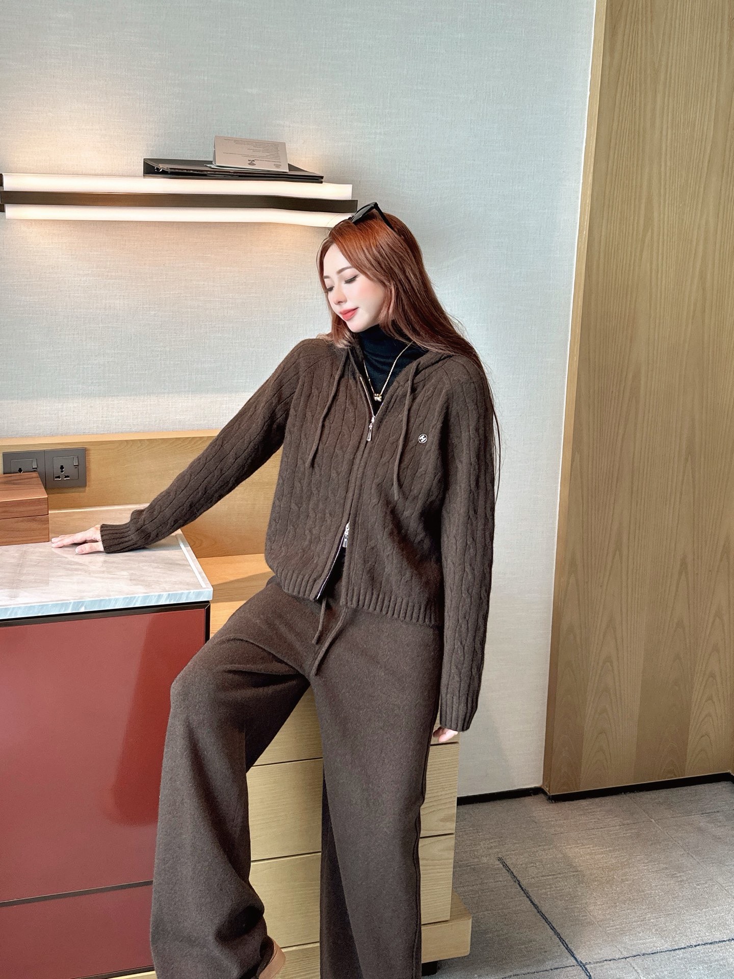 Her 26fw wool jacket pants sets