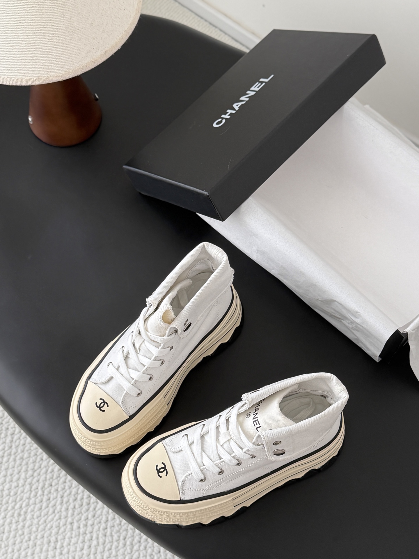 Chan 26ss thick canvas shoes