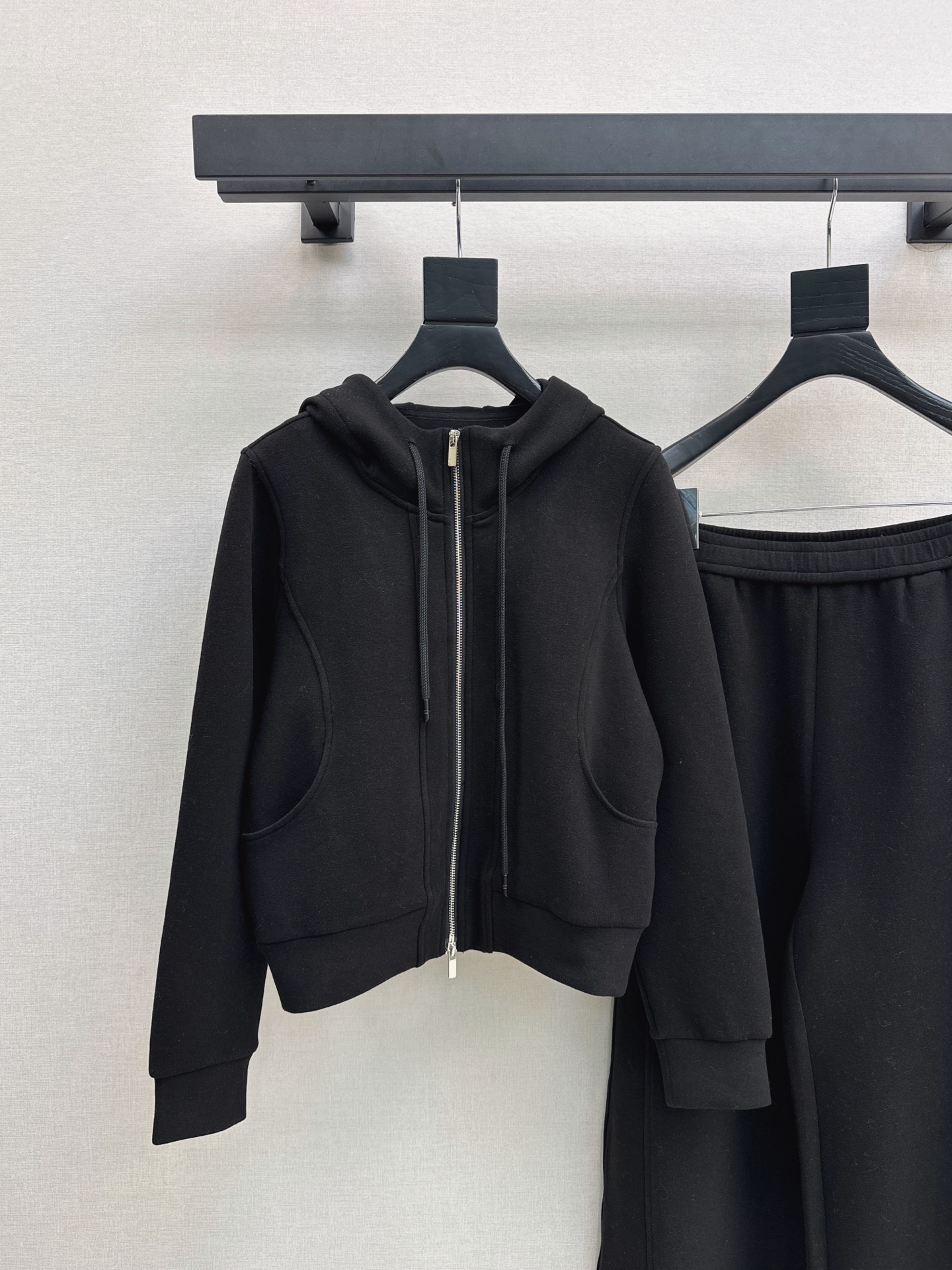 Brun 26fw hooded zipper jacket pants sets