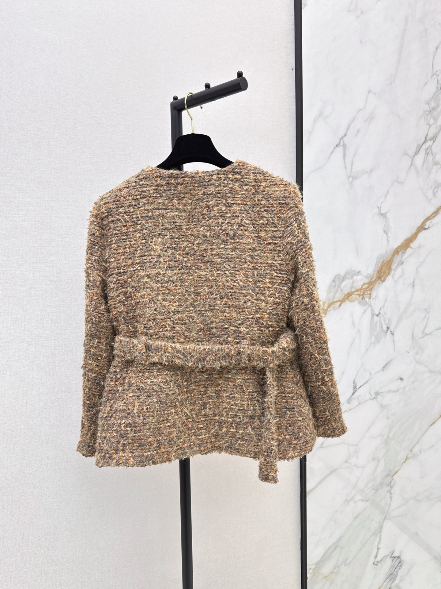 Chan 26fw belted woven jacket