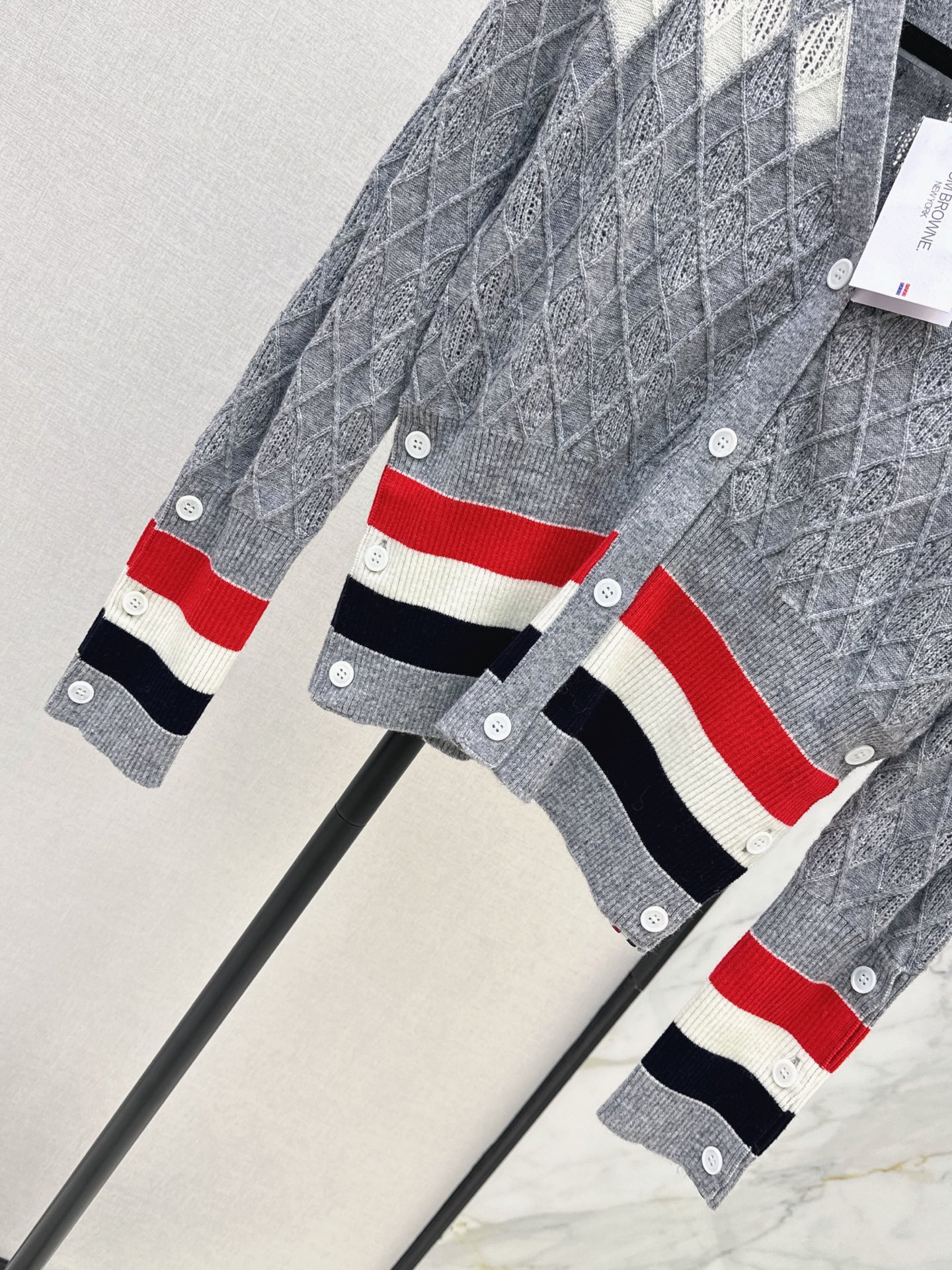 Thom 26fw jacquard cardigan