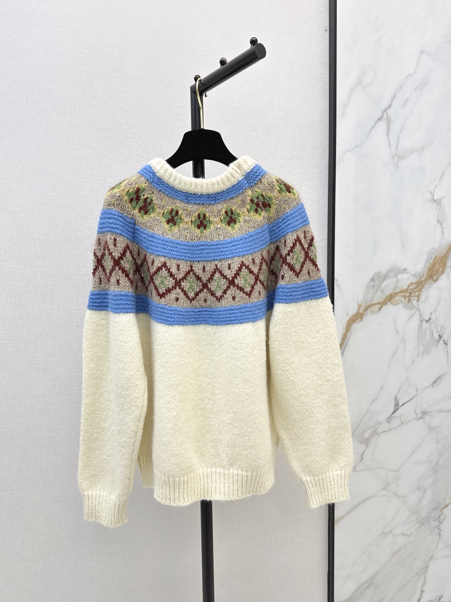 Chan 26fw jacquard sweater