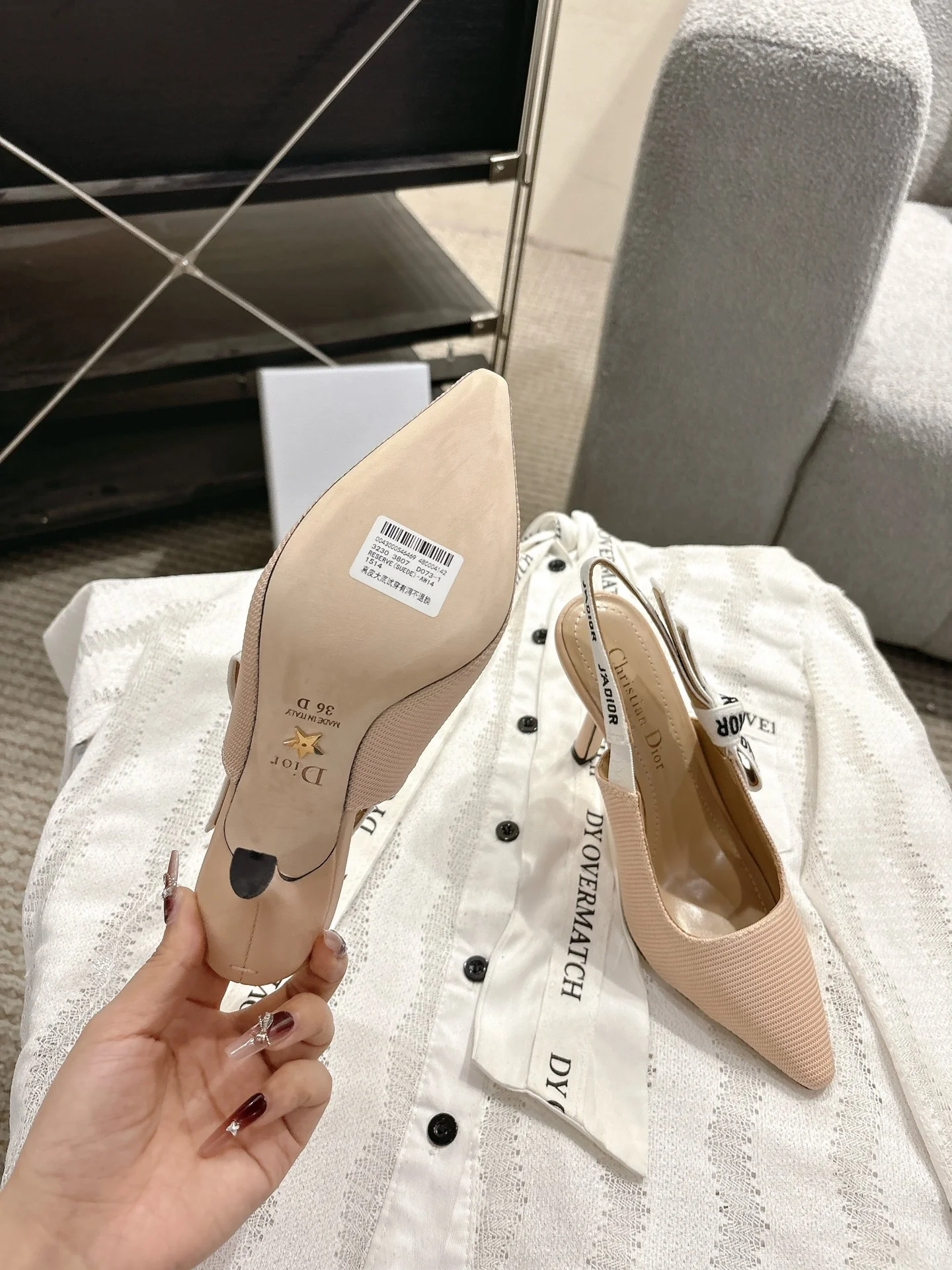 CD 25fw slingback heels