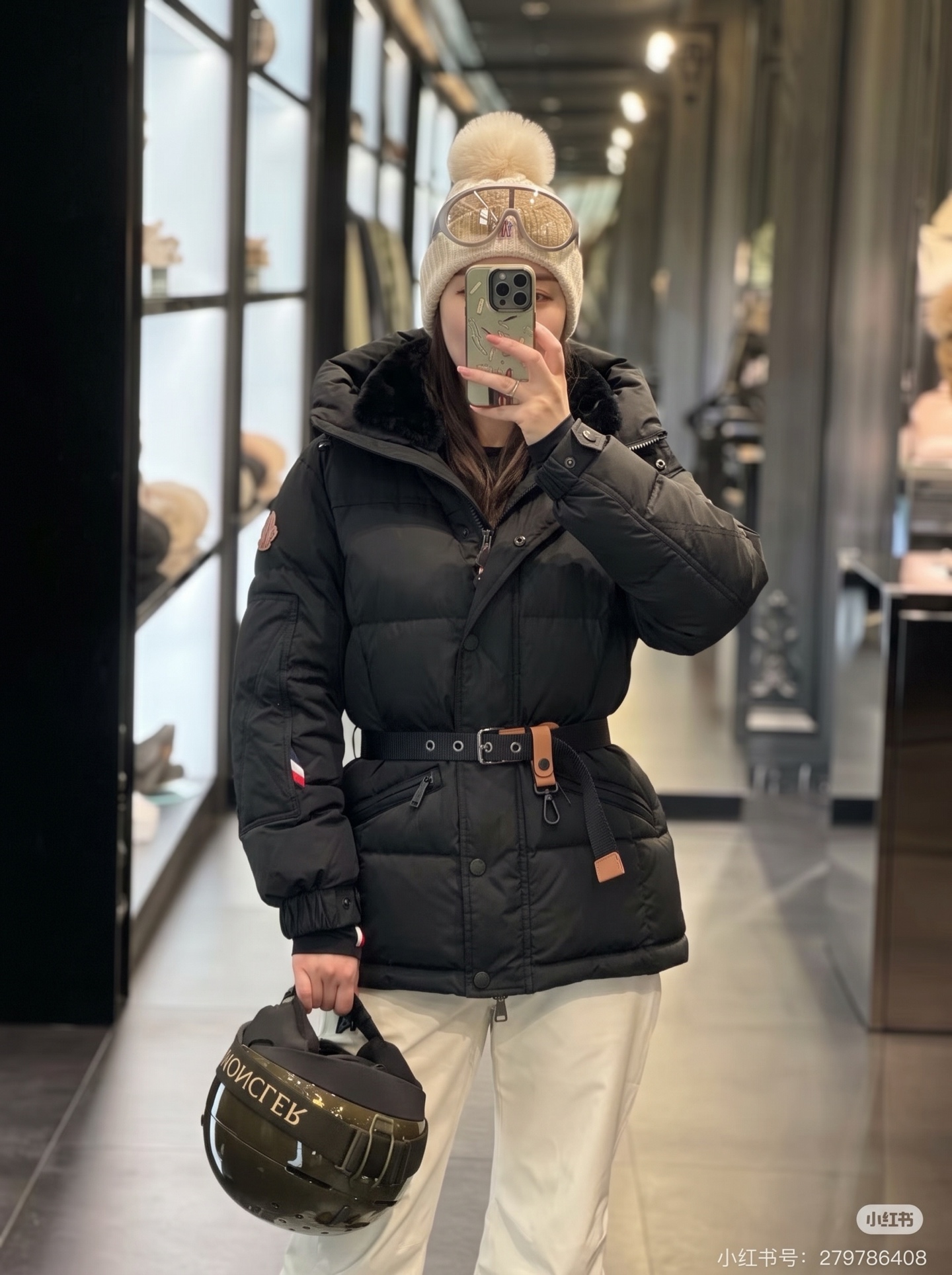 Monc 26fw down ski jacket