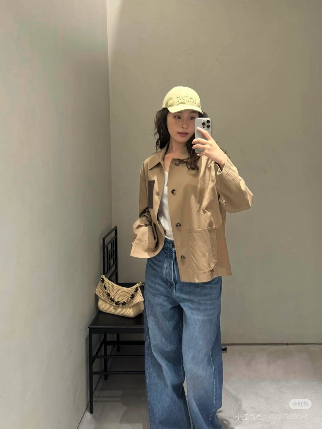 Loe 26fw asymmetrical jacket