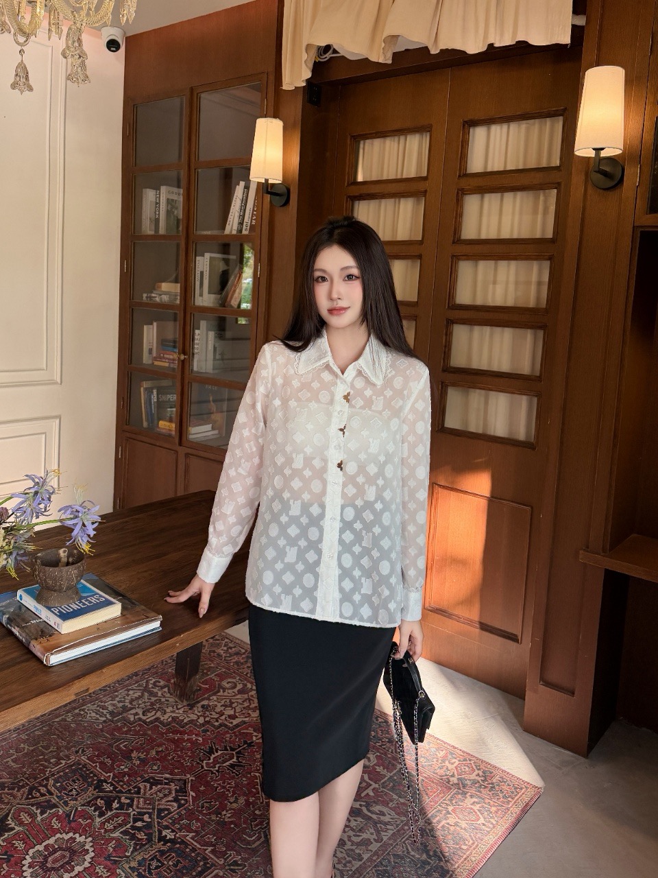 Loui 26fw jacquard shirt