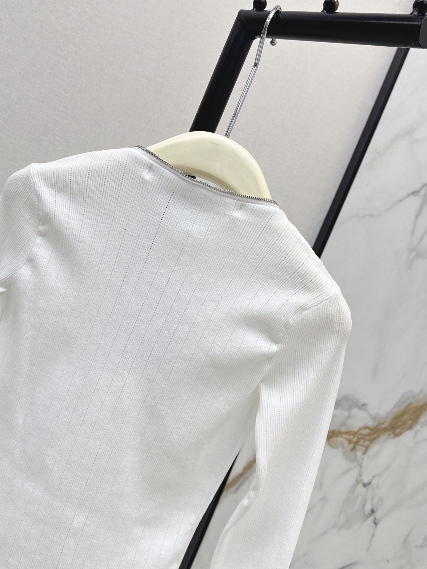 Alex 26fw zipper knit cardigan
