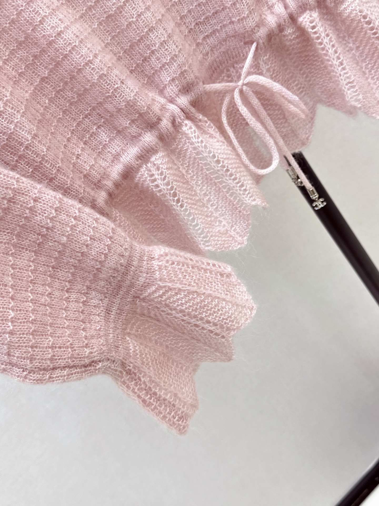 Chan 26fw drawstring knitwear