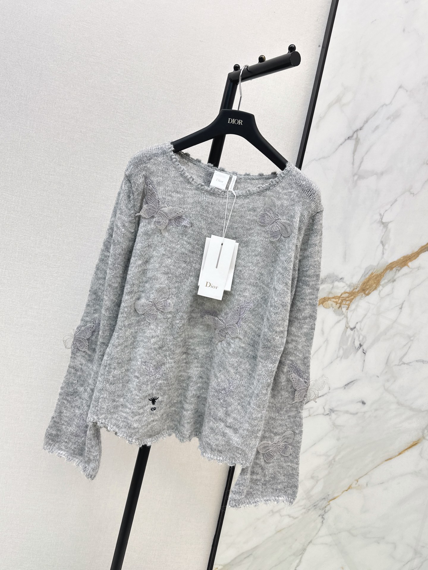 CD 26fw 3d bow knit sweater