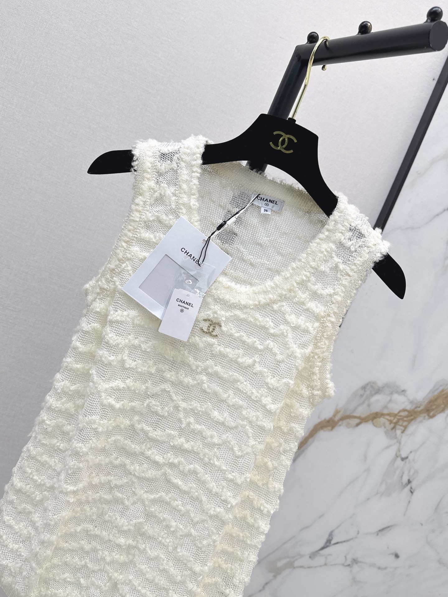 Chan 26fw knit vest