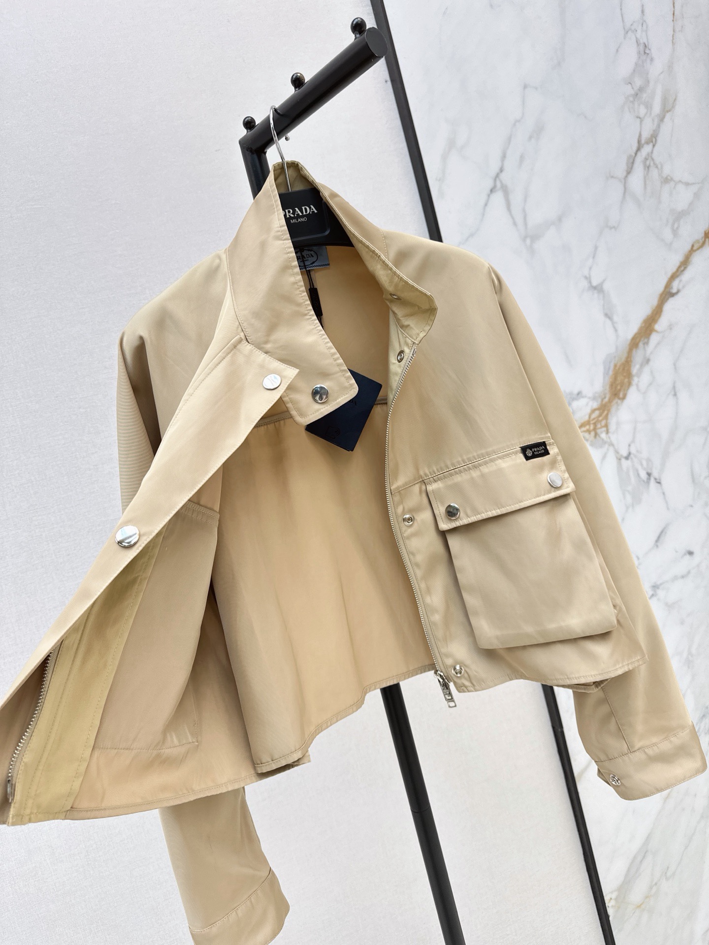 Pra 26fw cropped jacket