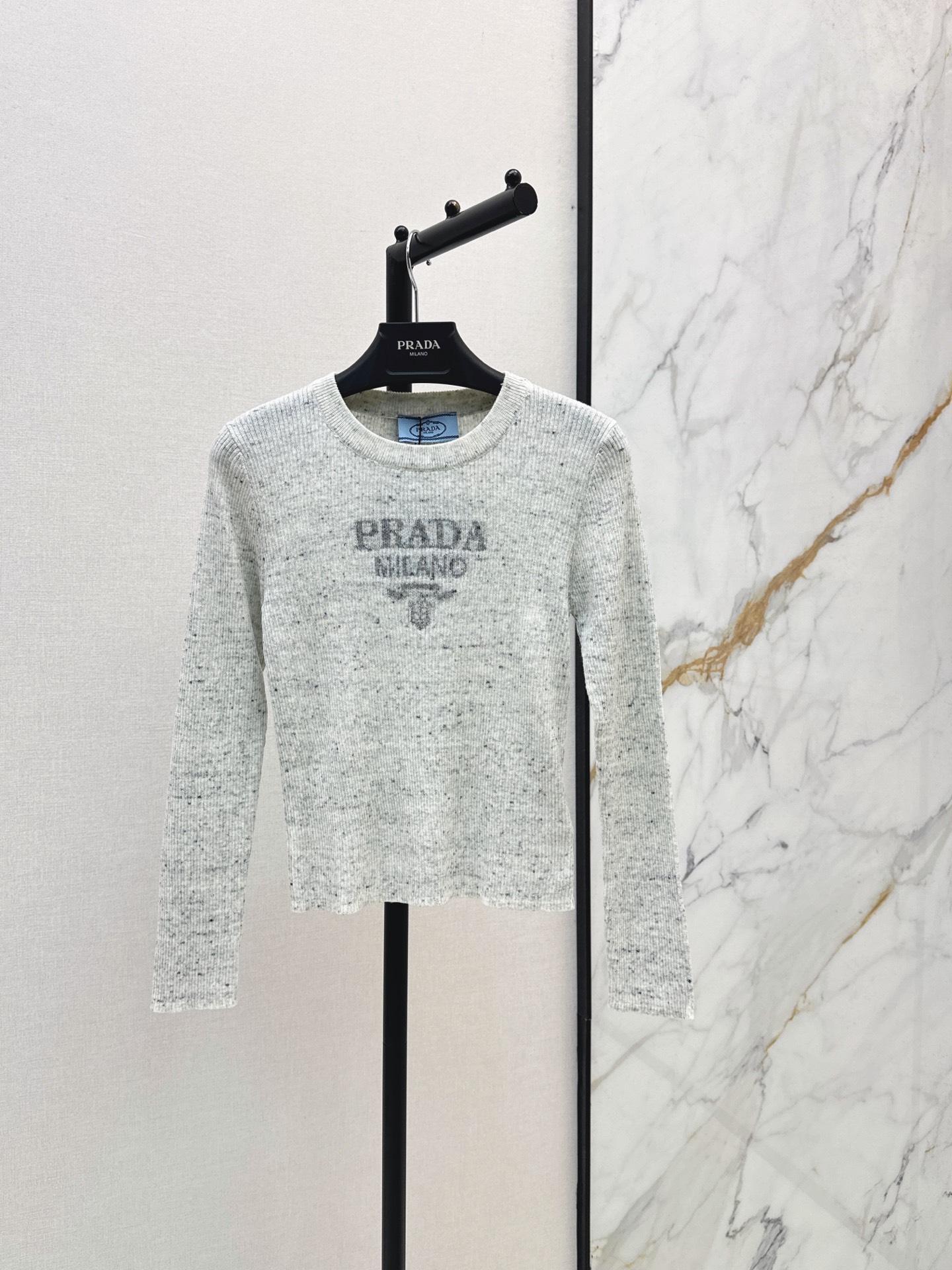 Pra 26fw jacquard basic tee