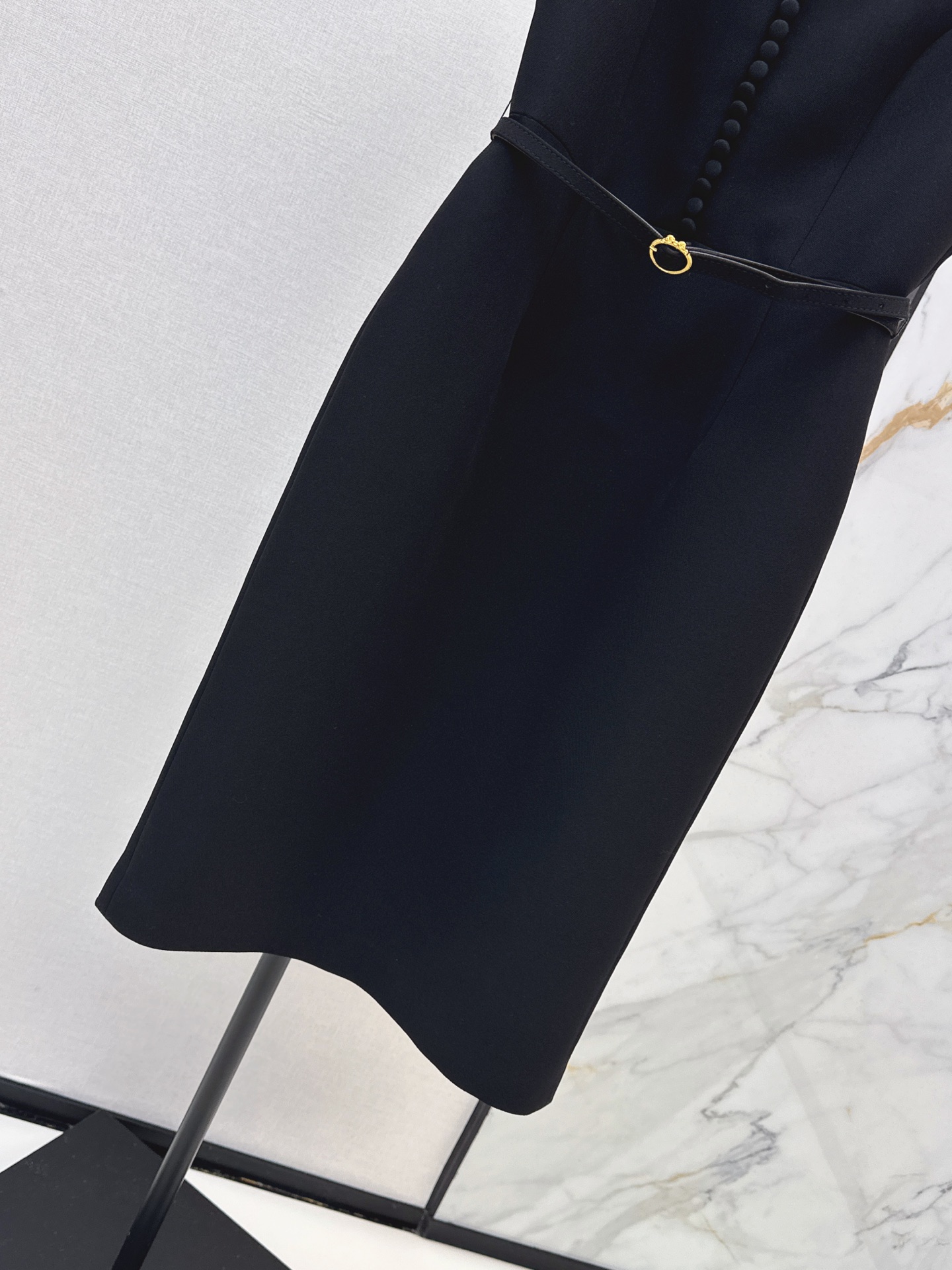 CD 26fw stand collar dress