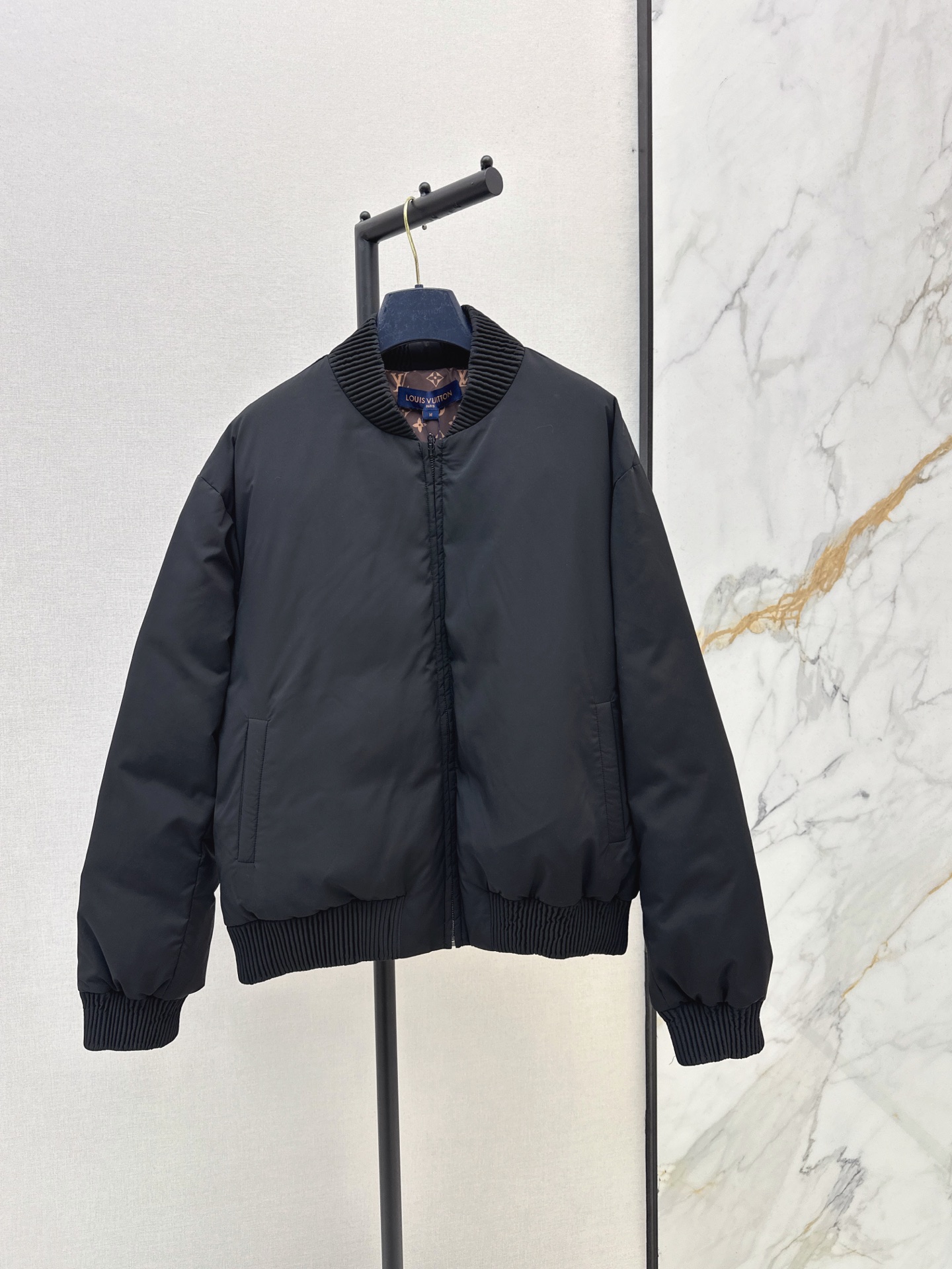 Loui 26fw print shawls down jacket sets