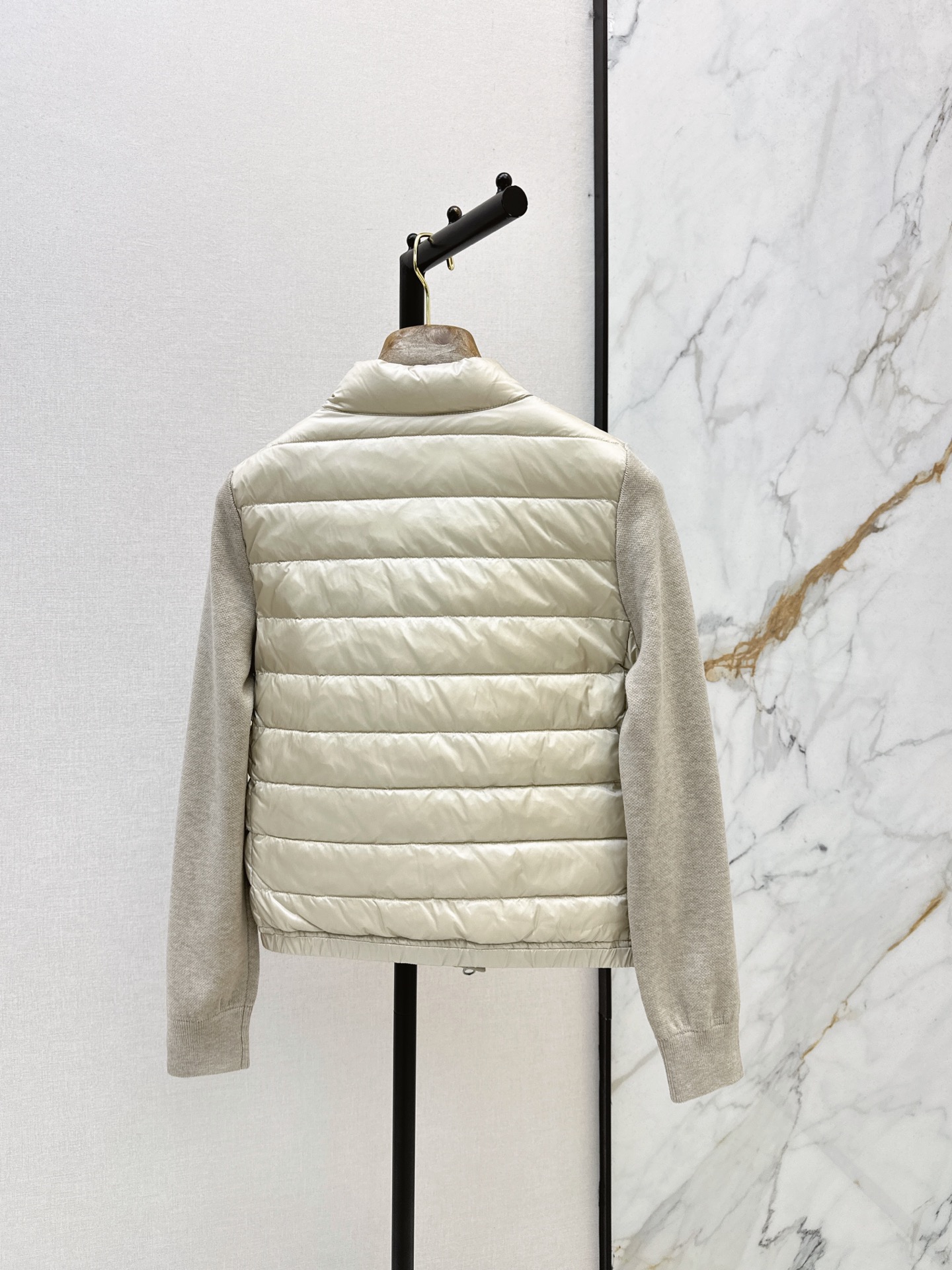 Bun 26fw knit contract down jacket
