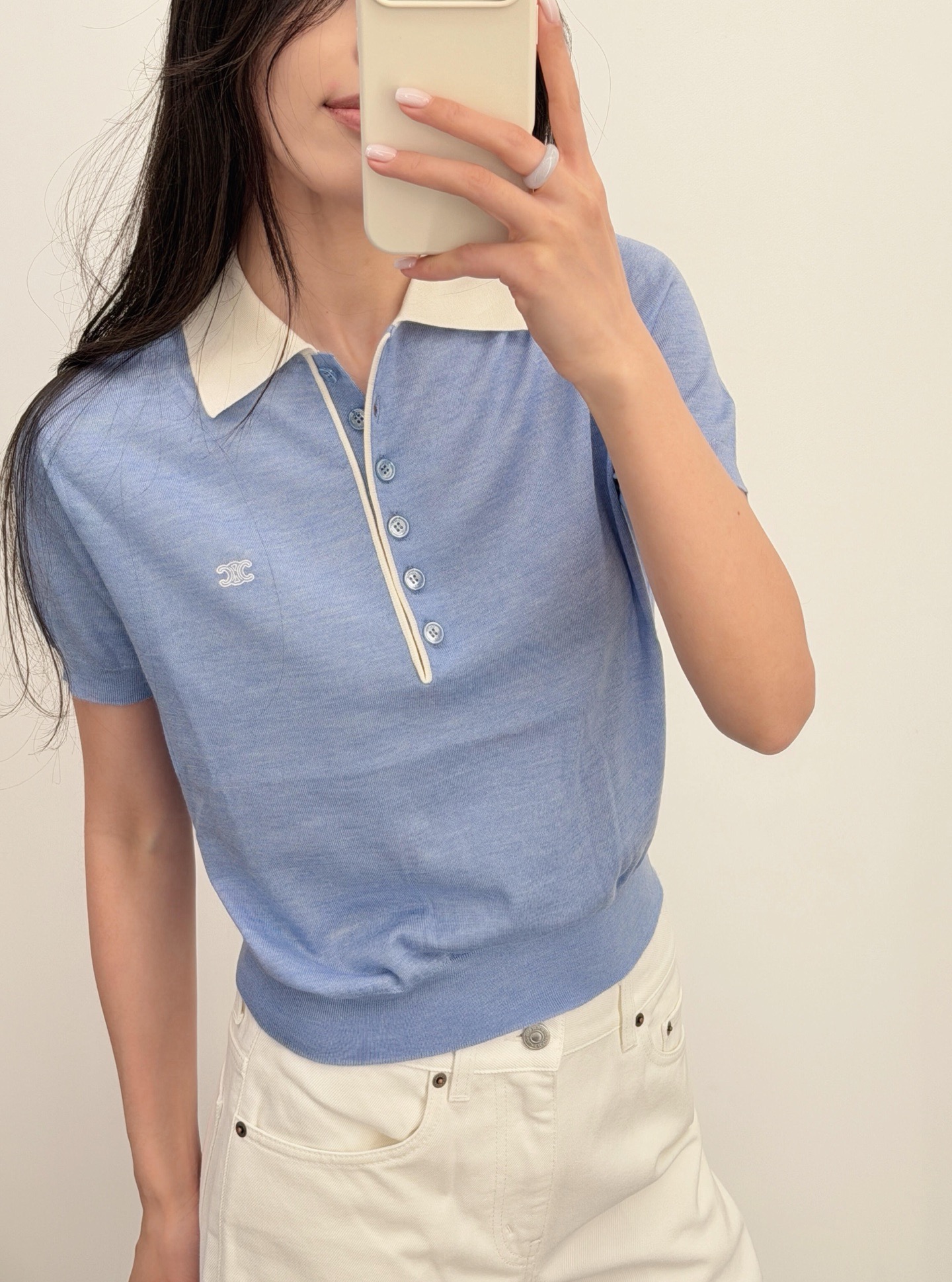 Celi 26fw polo knit sweater