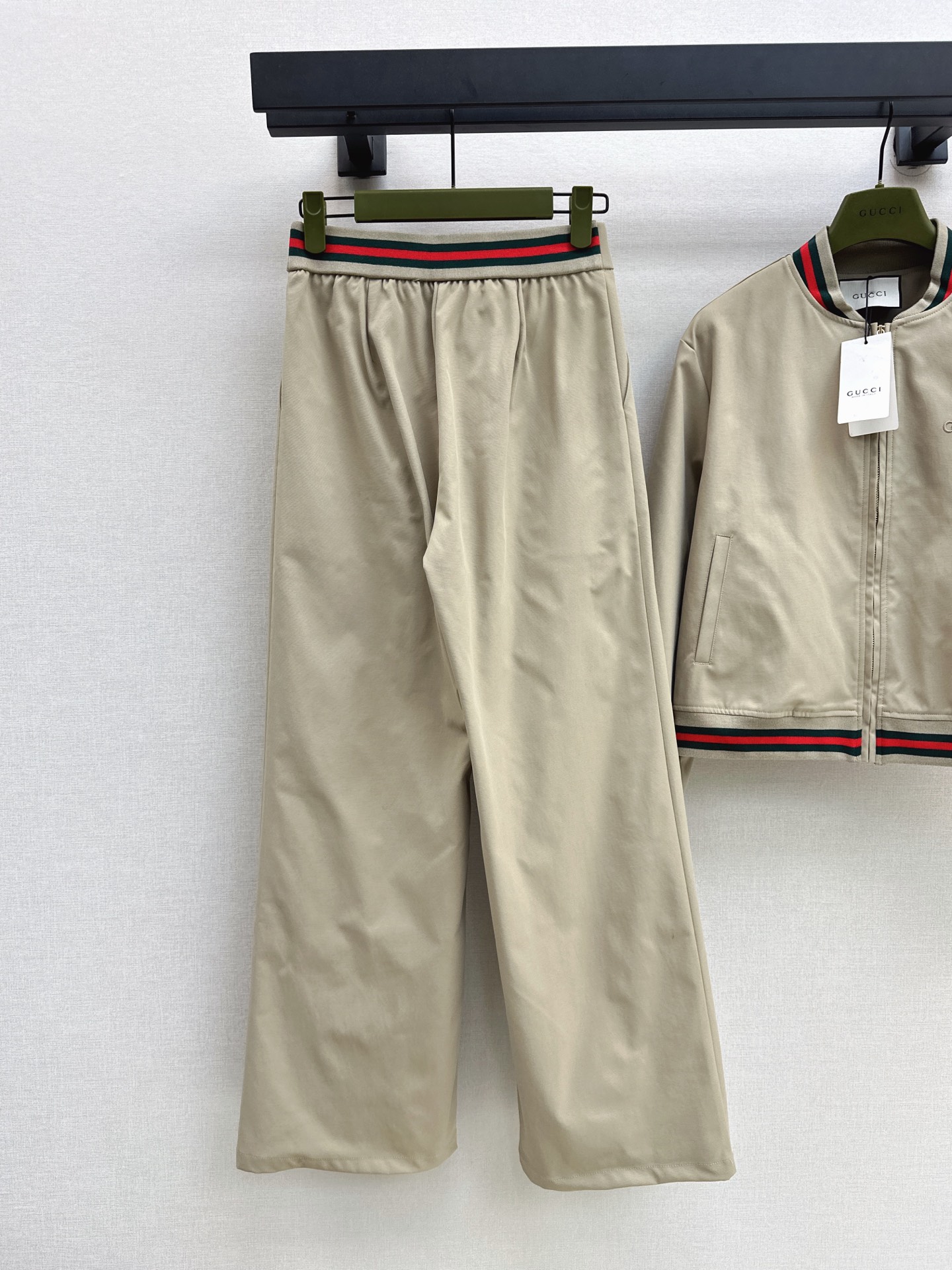 Guc 26fw zipper jacket pants sets