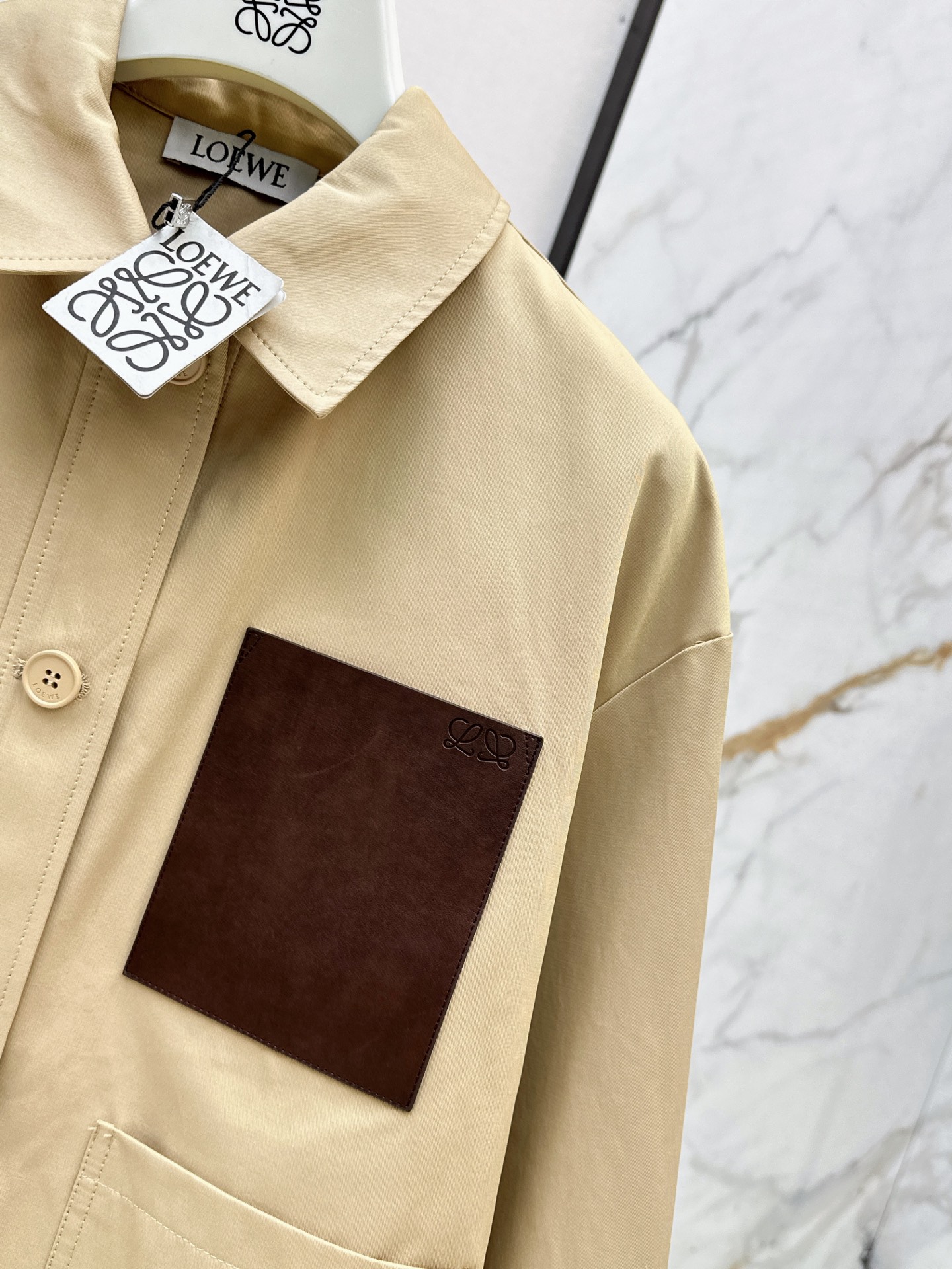 Loe 26fw asymmetrical jacket