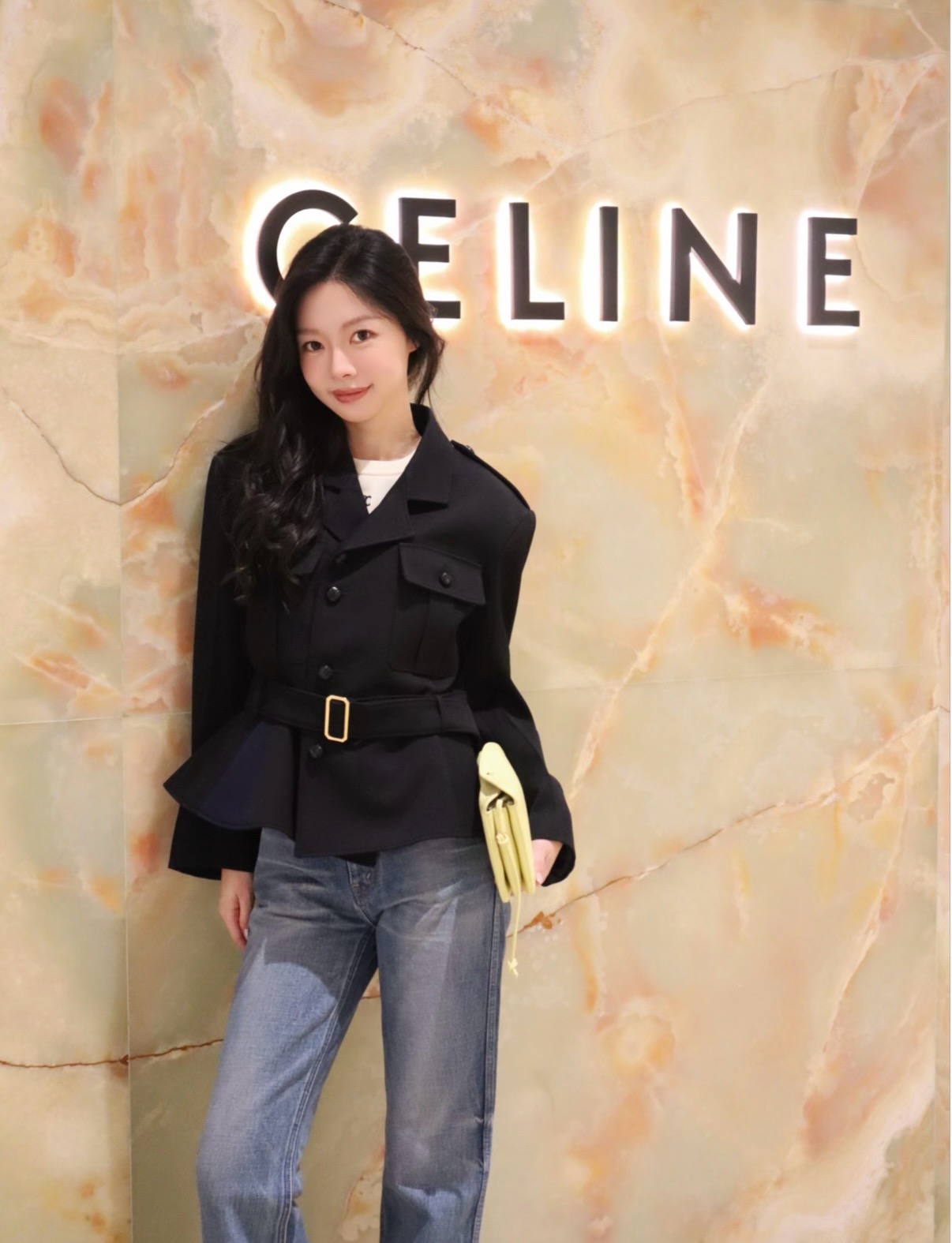 Celi 26fw belted jacket