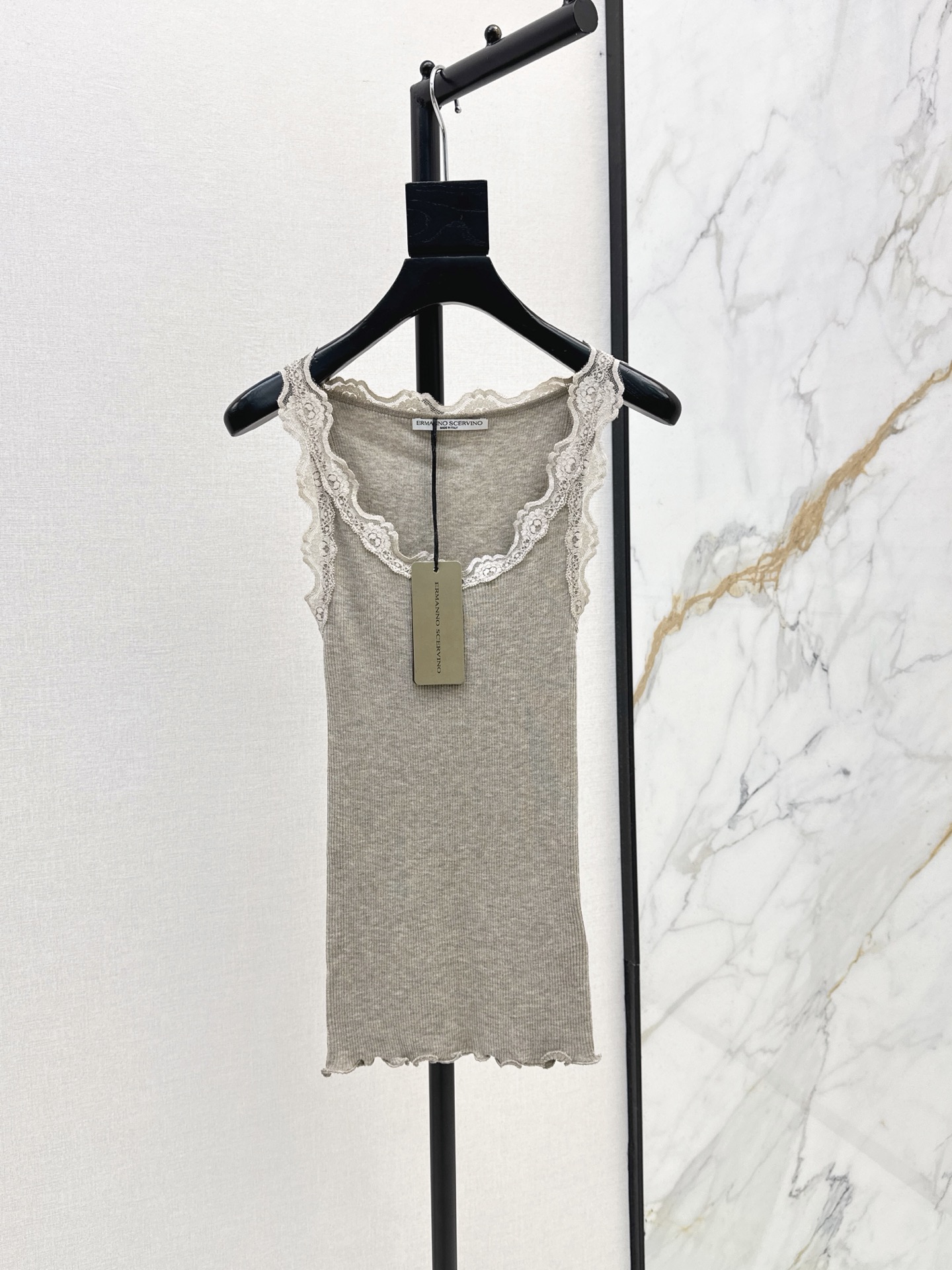 ES 26ss lace knit vest