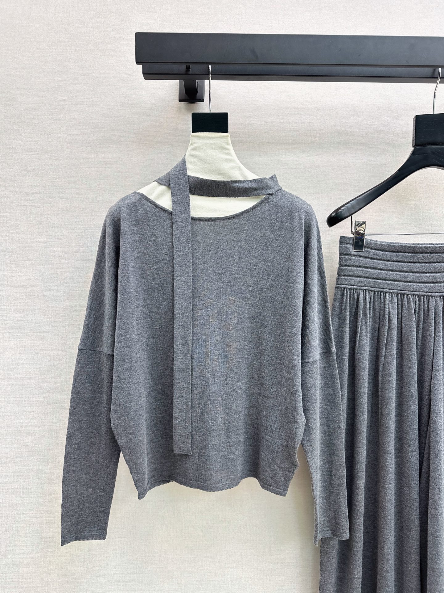 Row 26fw wool knitwear pants sets