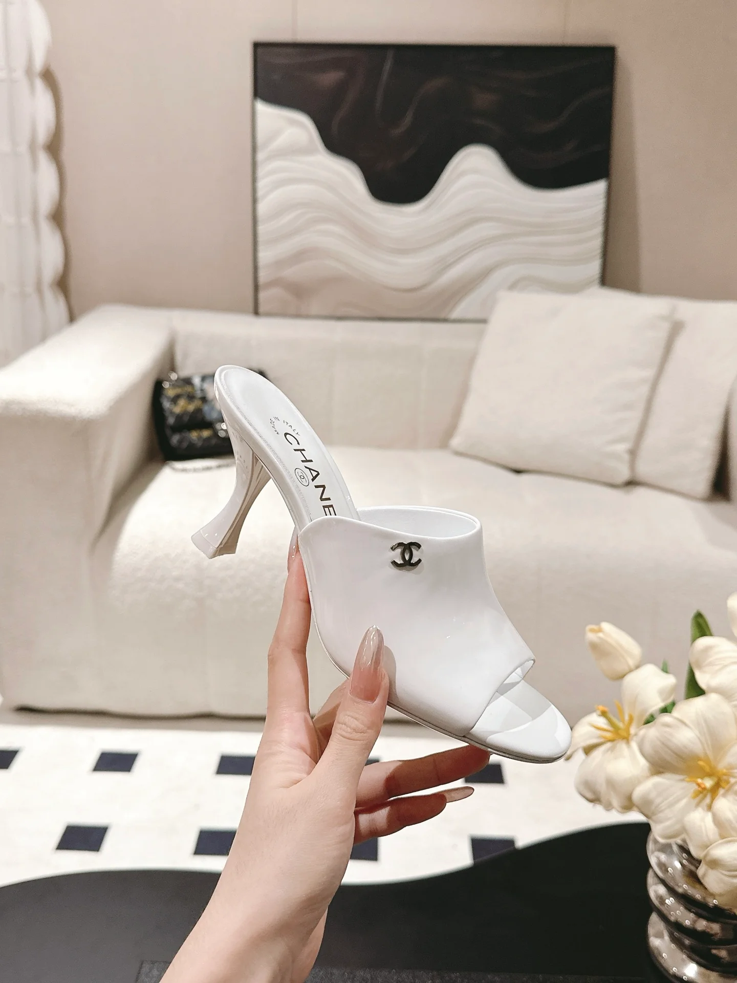 Chan 25fw heels sandals