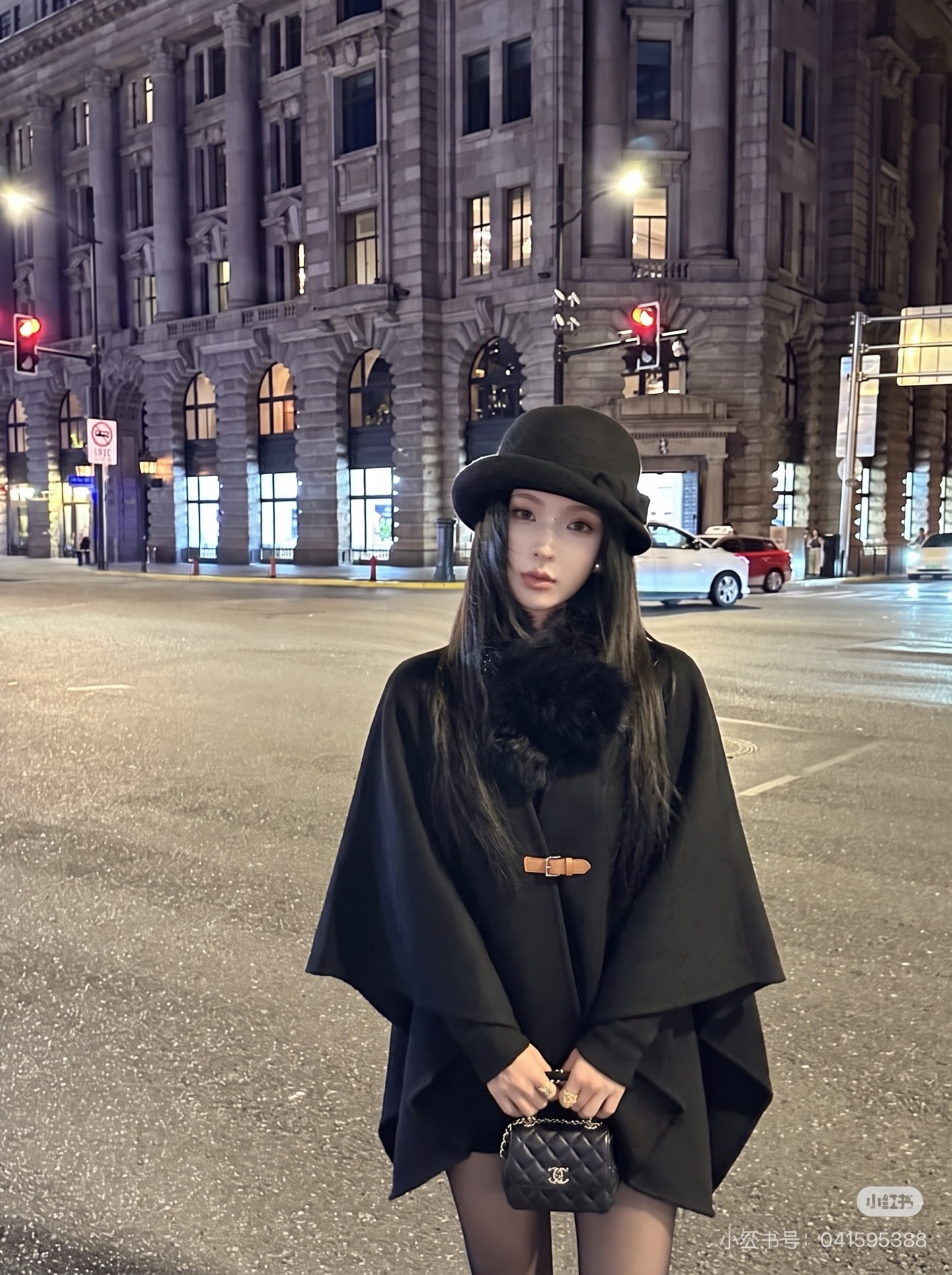 Her 26fw woolen cape jacket