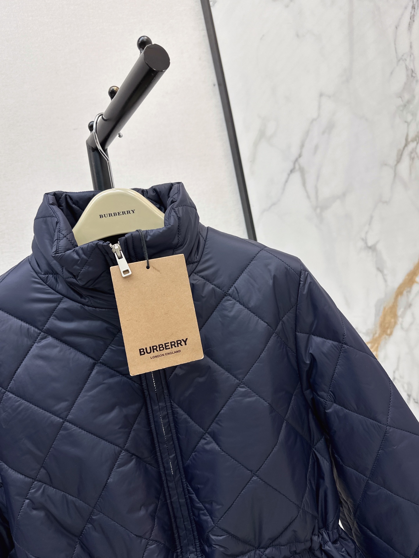 Bur 26fw drawstring padded jacket