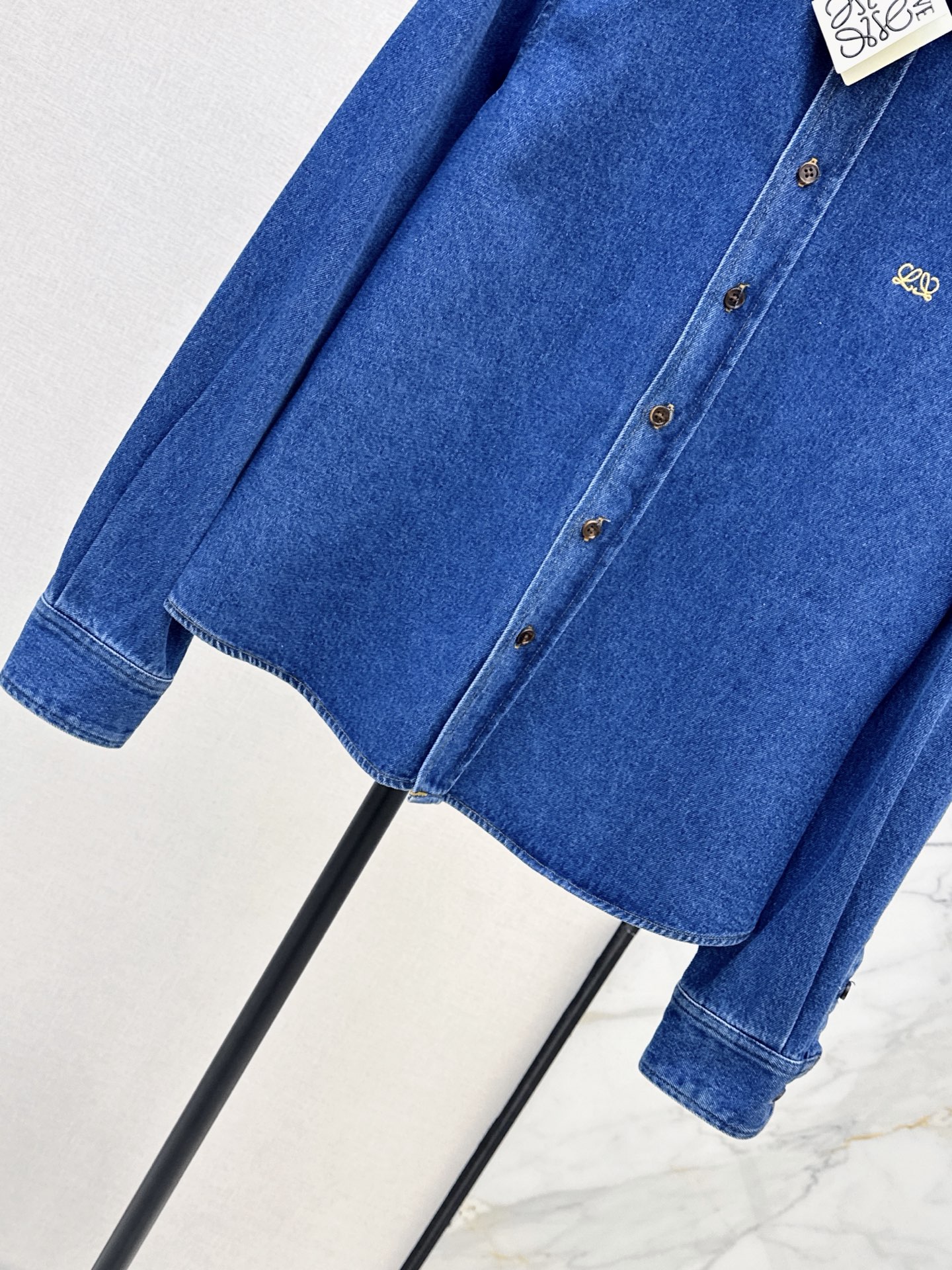 Loe 26fw denim shirt