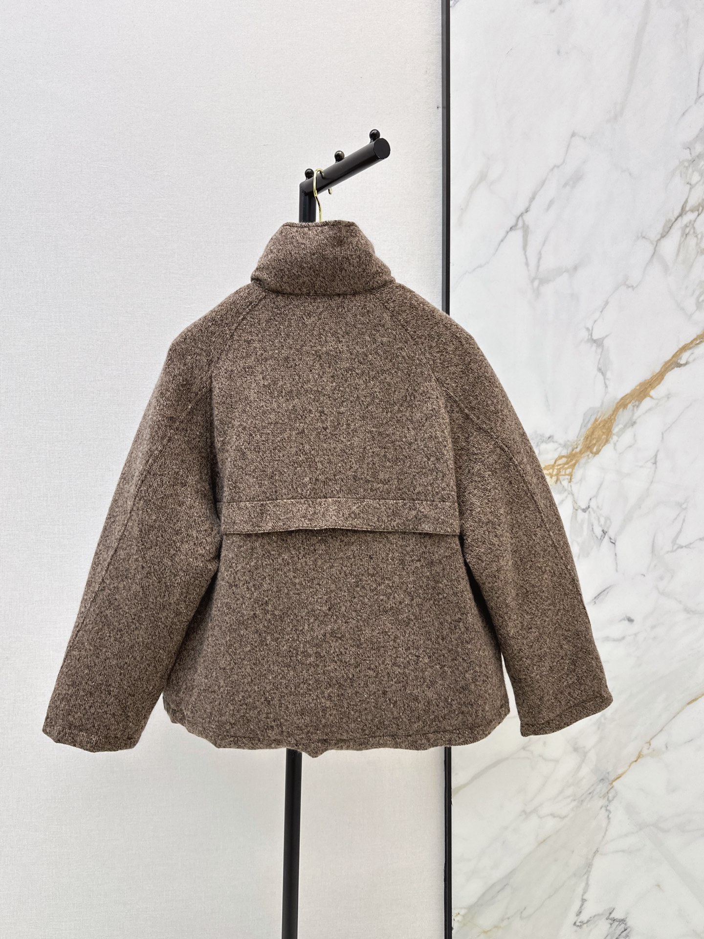 Brun 26fw cashmere reversible down jacket