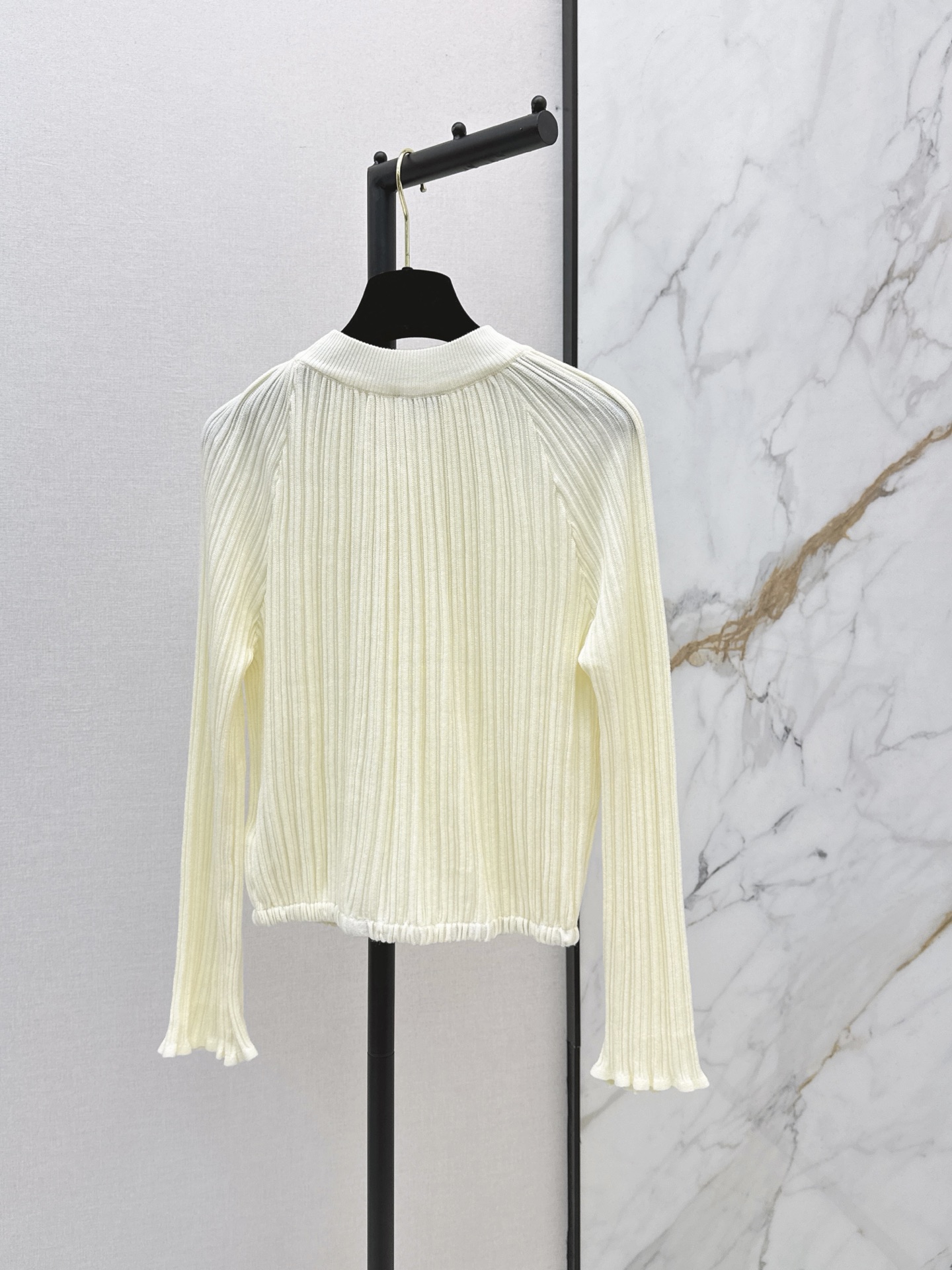 Chan 26fw ribble knit sweater