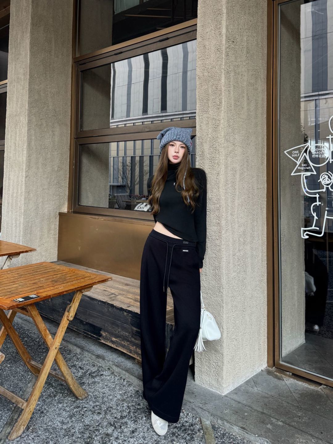 Sain 26fw high neck basic tee