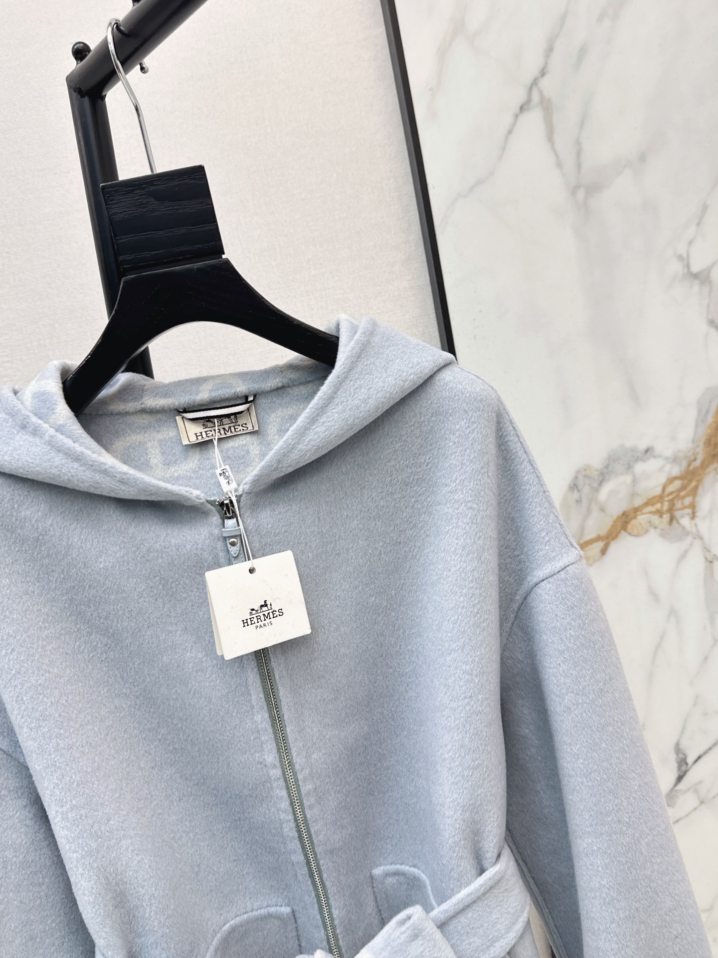 Her 26fw cashmere hooded overcoats