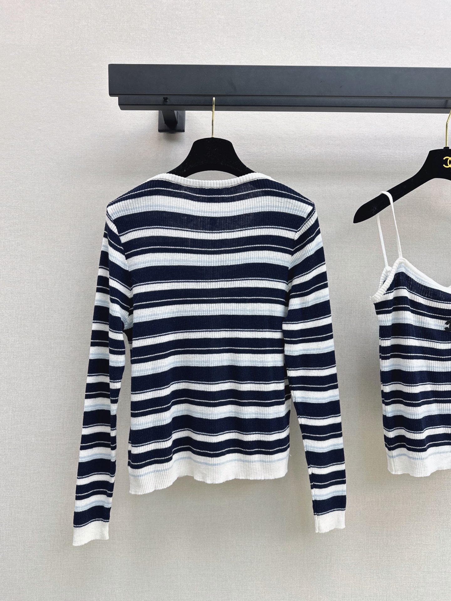 Chan 26fw knit camisole cardigan sets