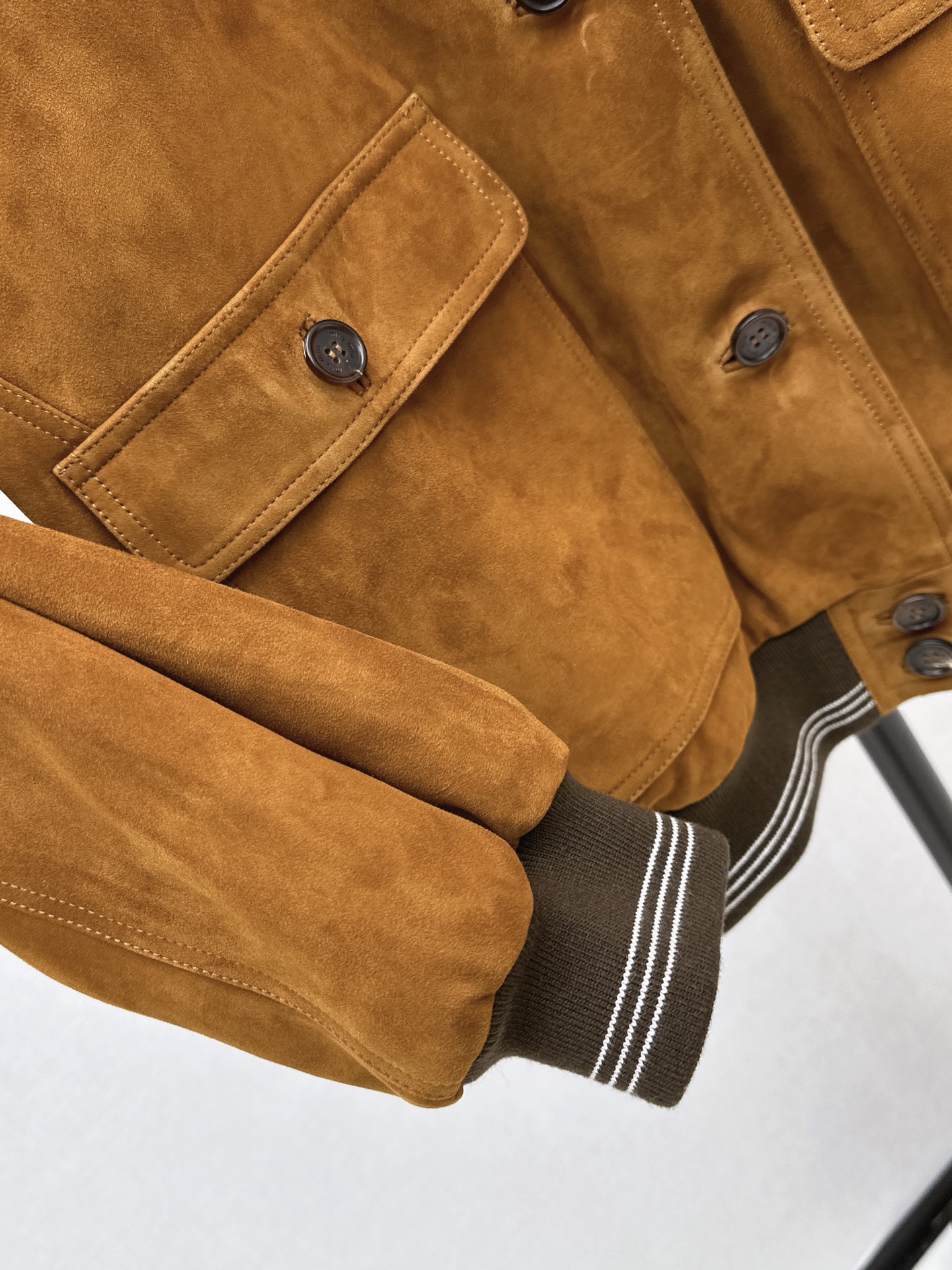 Miu 26fw leather jacket