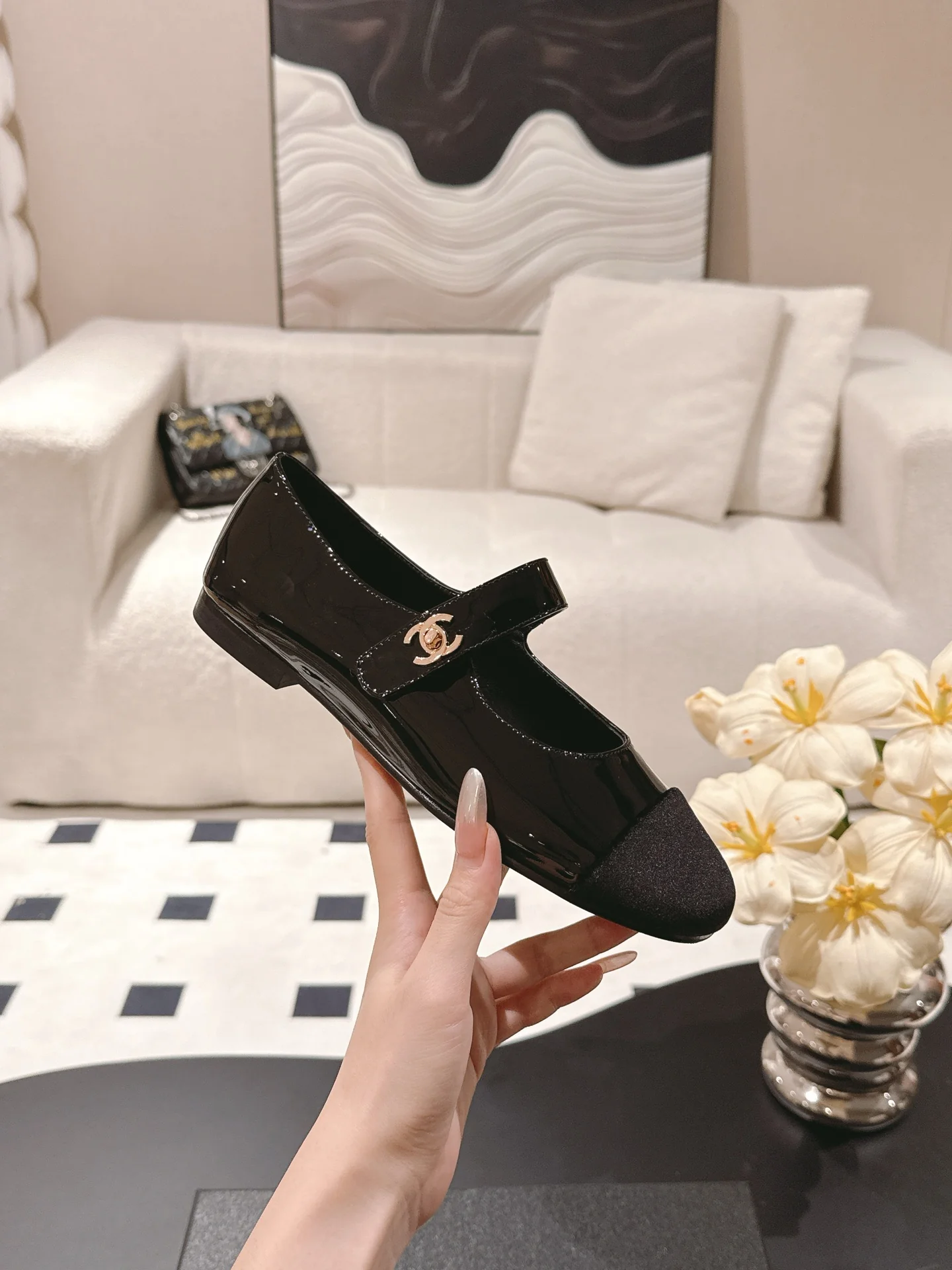 Chan 25fw mary jane flats