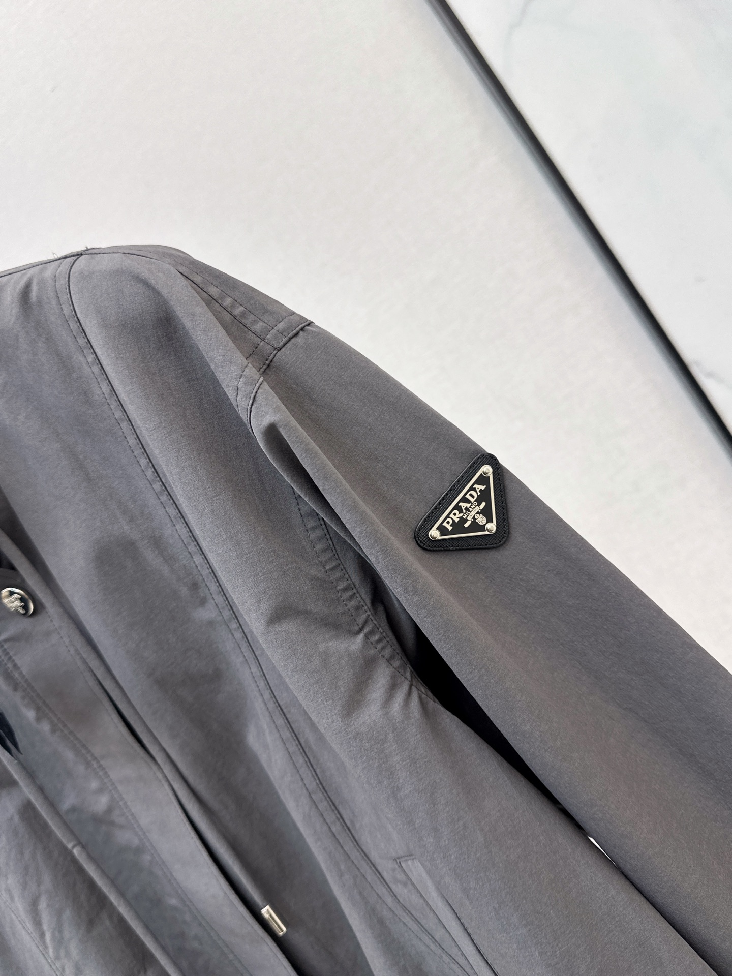 Pra 26fw stand collar jacket