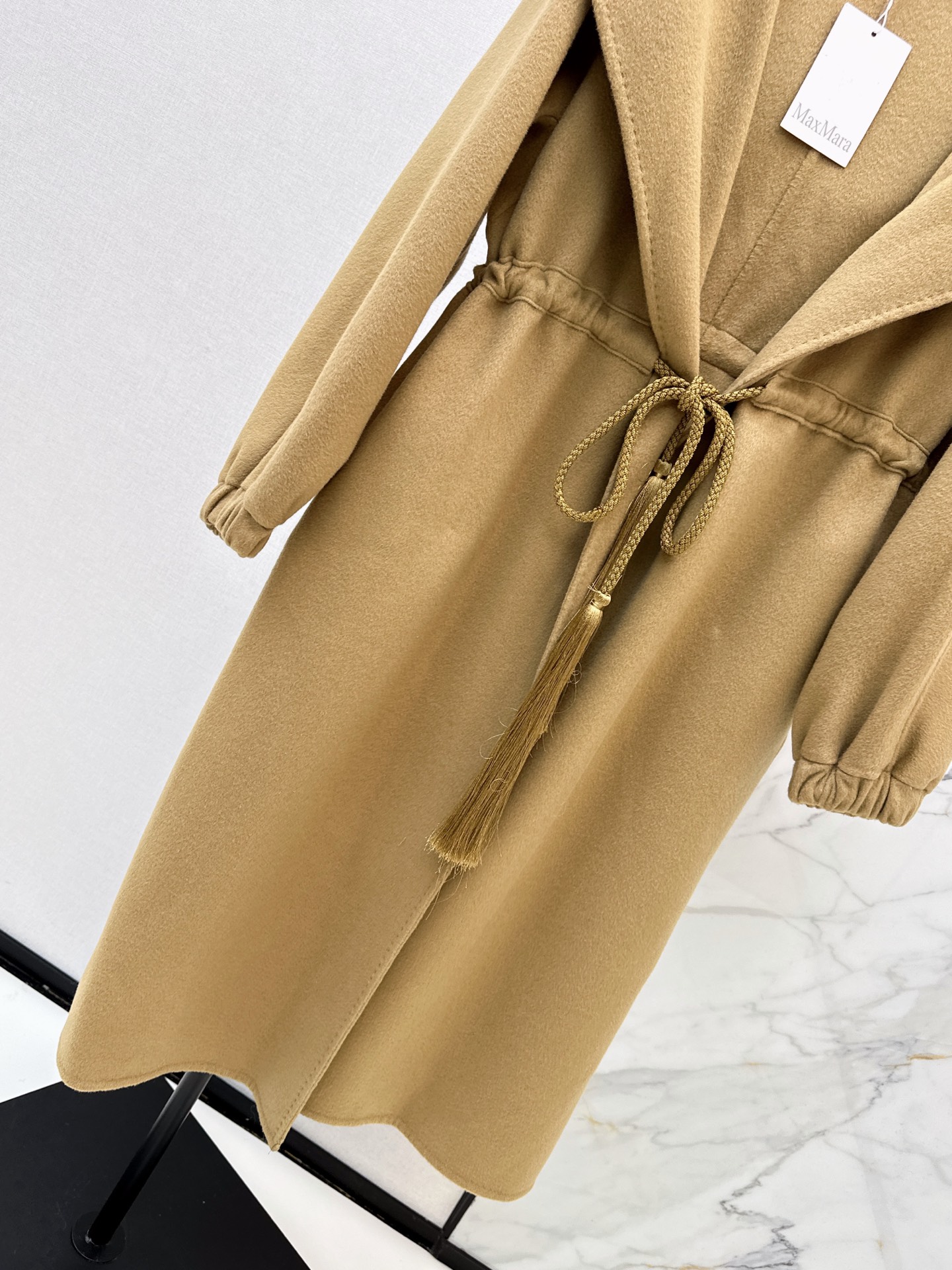 Max 26fw cashmere hooded overcoats